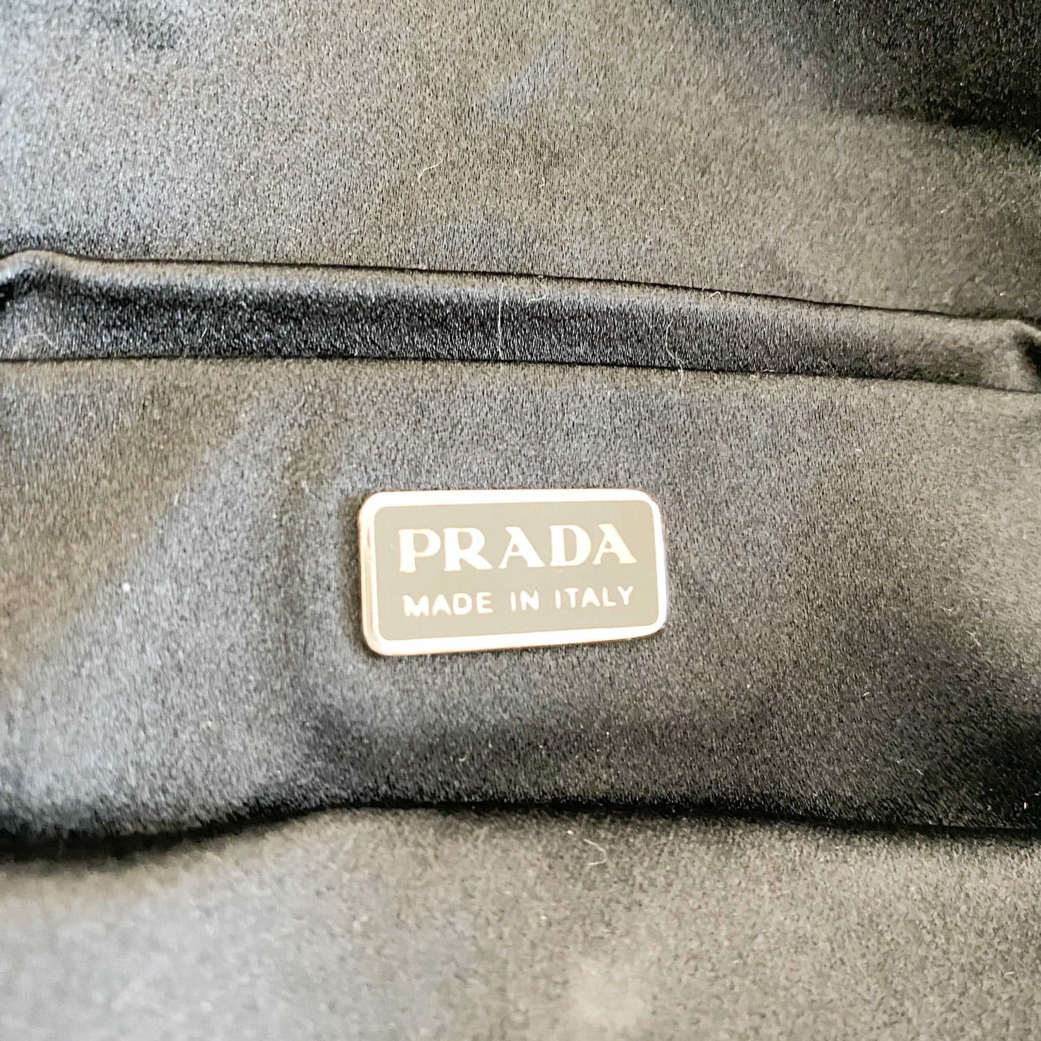 PRADA Black Satin Horizontal Shoulder Bag, in , Sold by HIVE PRELOVED - Shoulder Bags, ,