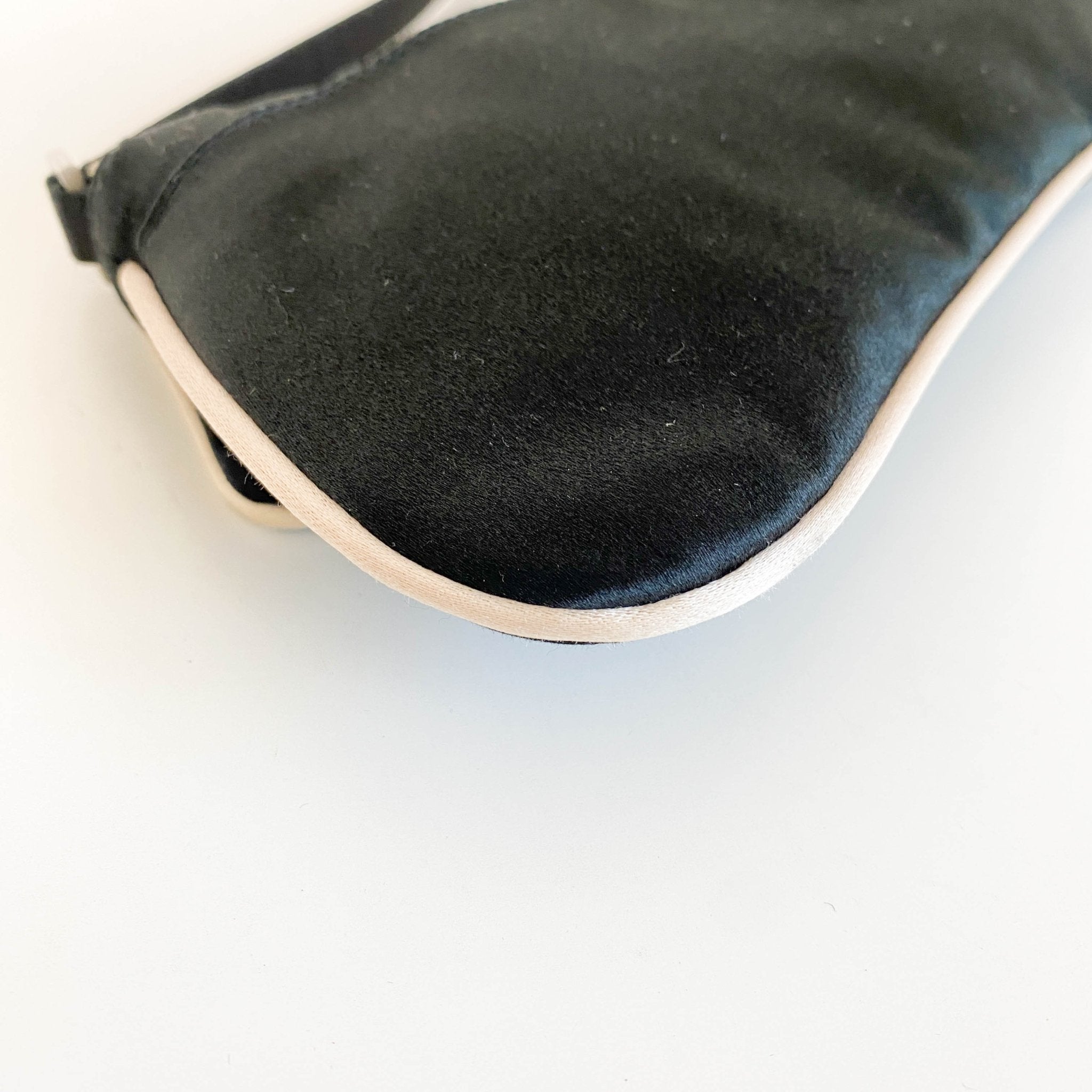 PRADA Black Satin Horizontal Shoulder Bag, in , Sold by HIVE PRELOVED - Shoulder Bags, ,