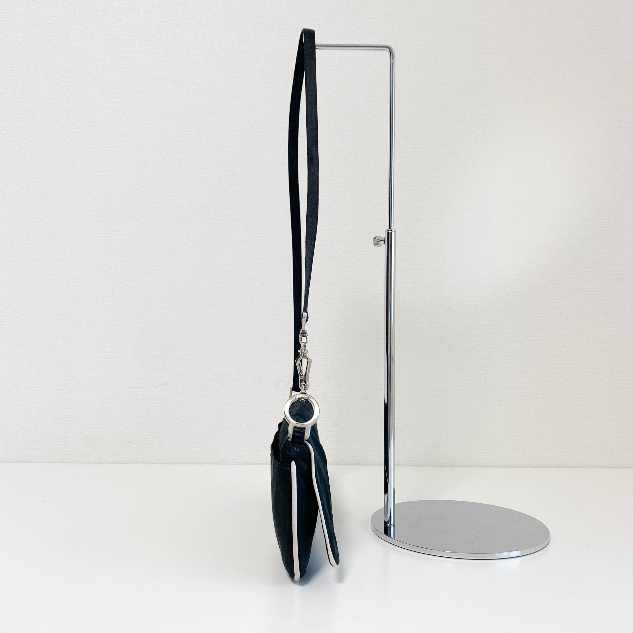 PRADA Black Satin Horizontal Shoulder Bag, in , Sold by HIVE PRELOVED - Shoulder Bags, ,