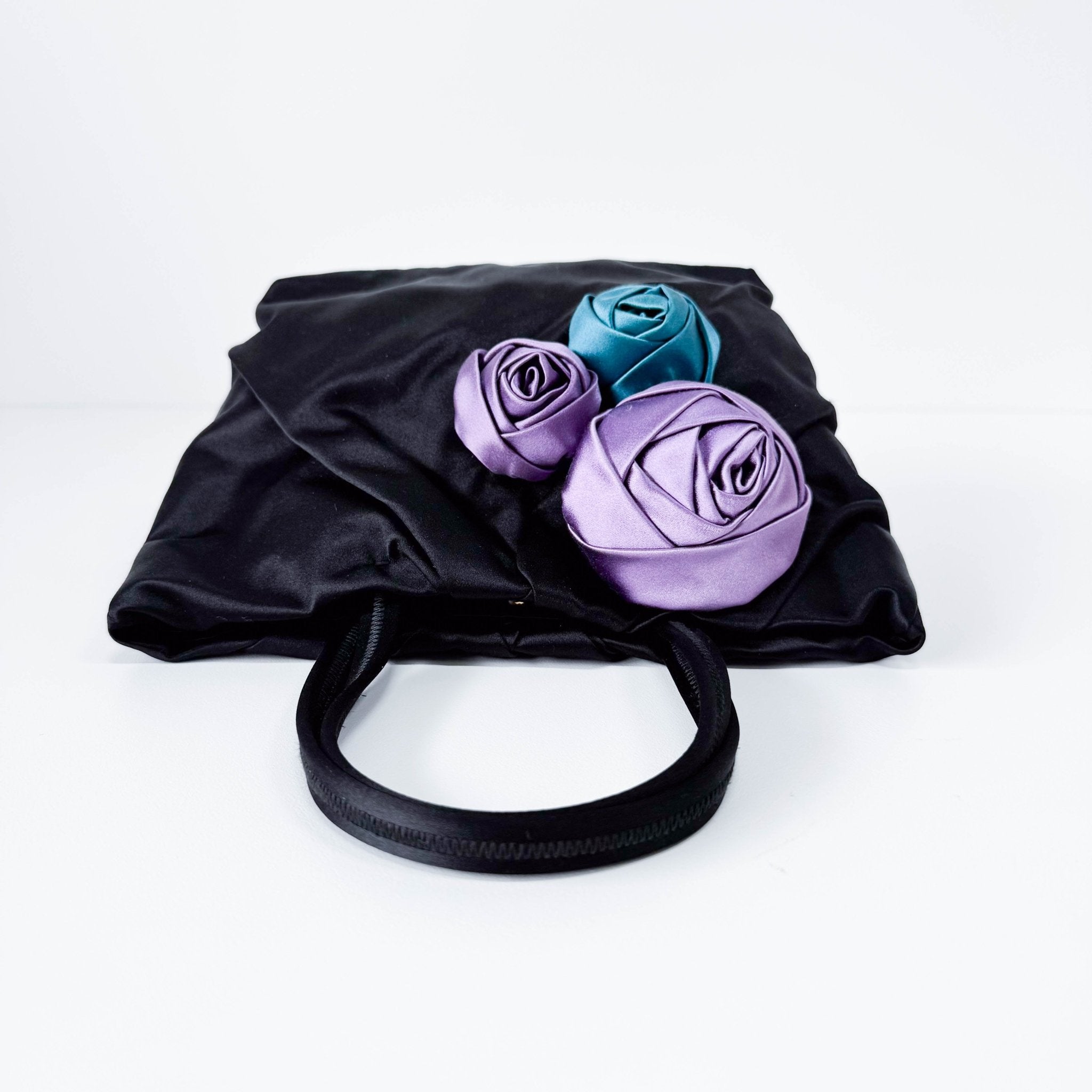 PRADA Black Satin Mini Hand Bag, in , Sold by HIVE PRELOVED - Handle Bags, ,