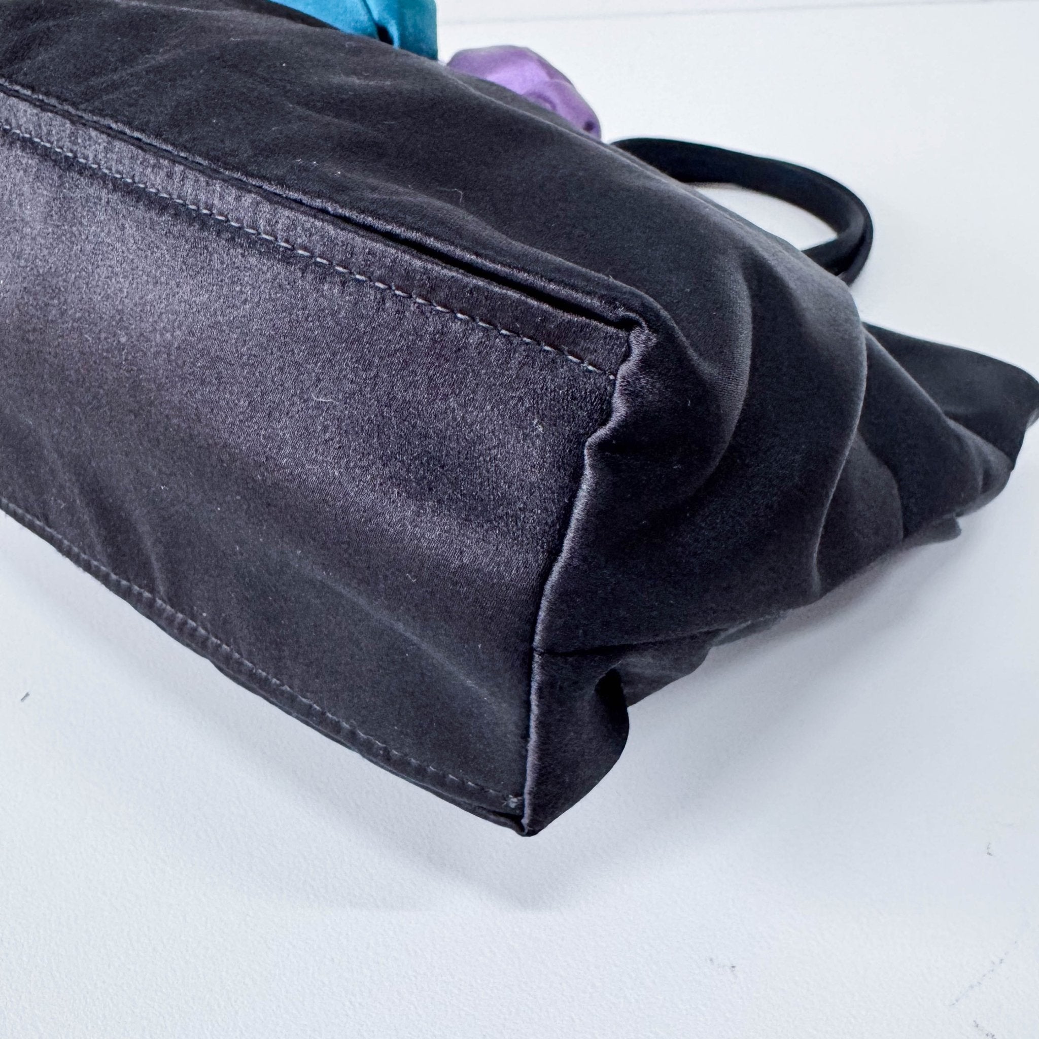 PRADA Black Satin Mini Hand Bag, in , Sold by HIVE PRELOVED - Handle Bags, ,