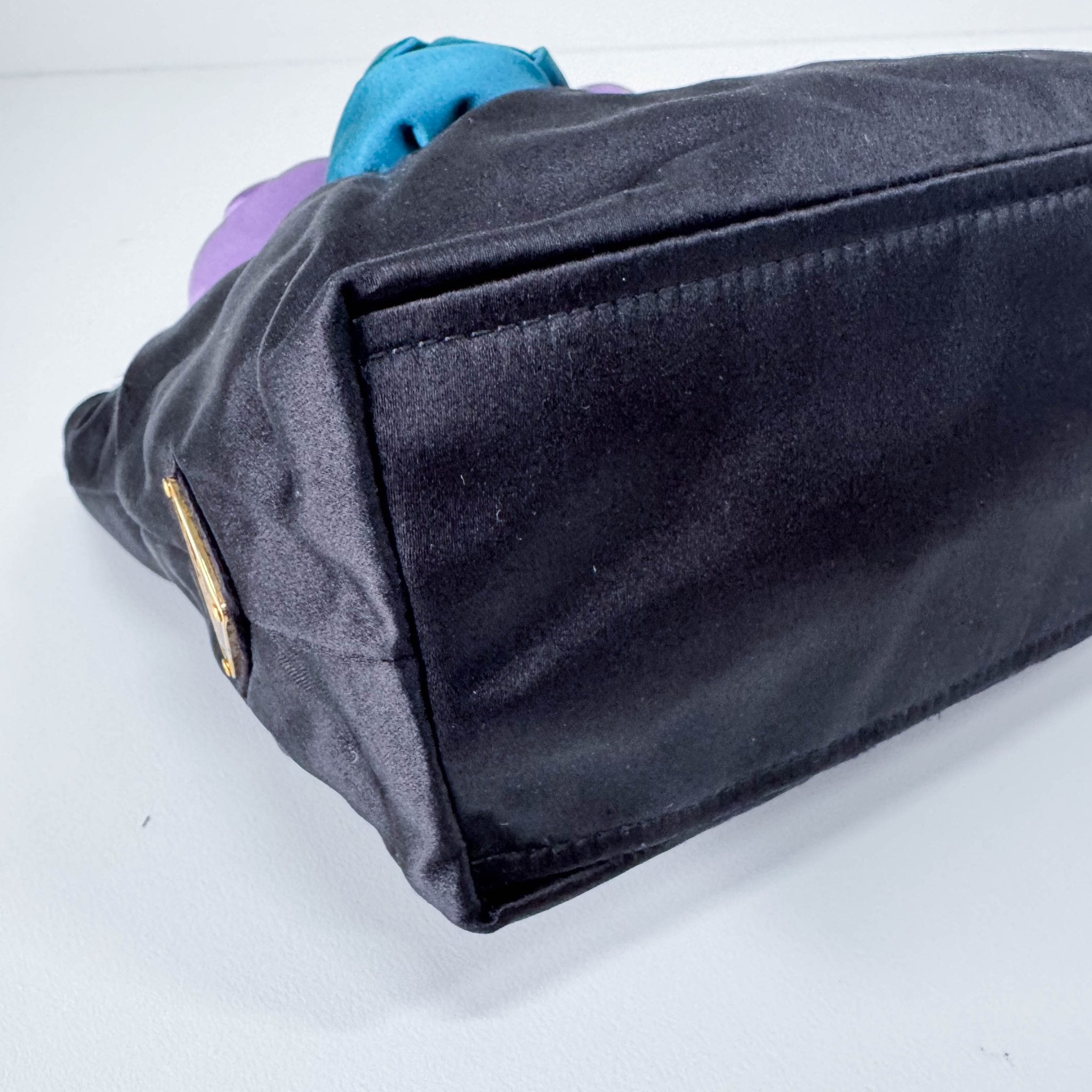 PRADA Black Satin Mini Hand Bag, in , Sold by HIVE PRELOVED - Handle Bags, ,