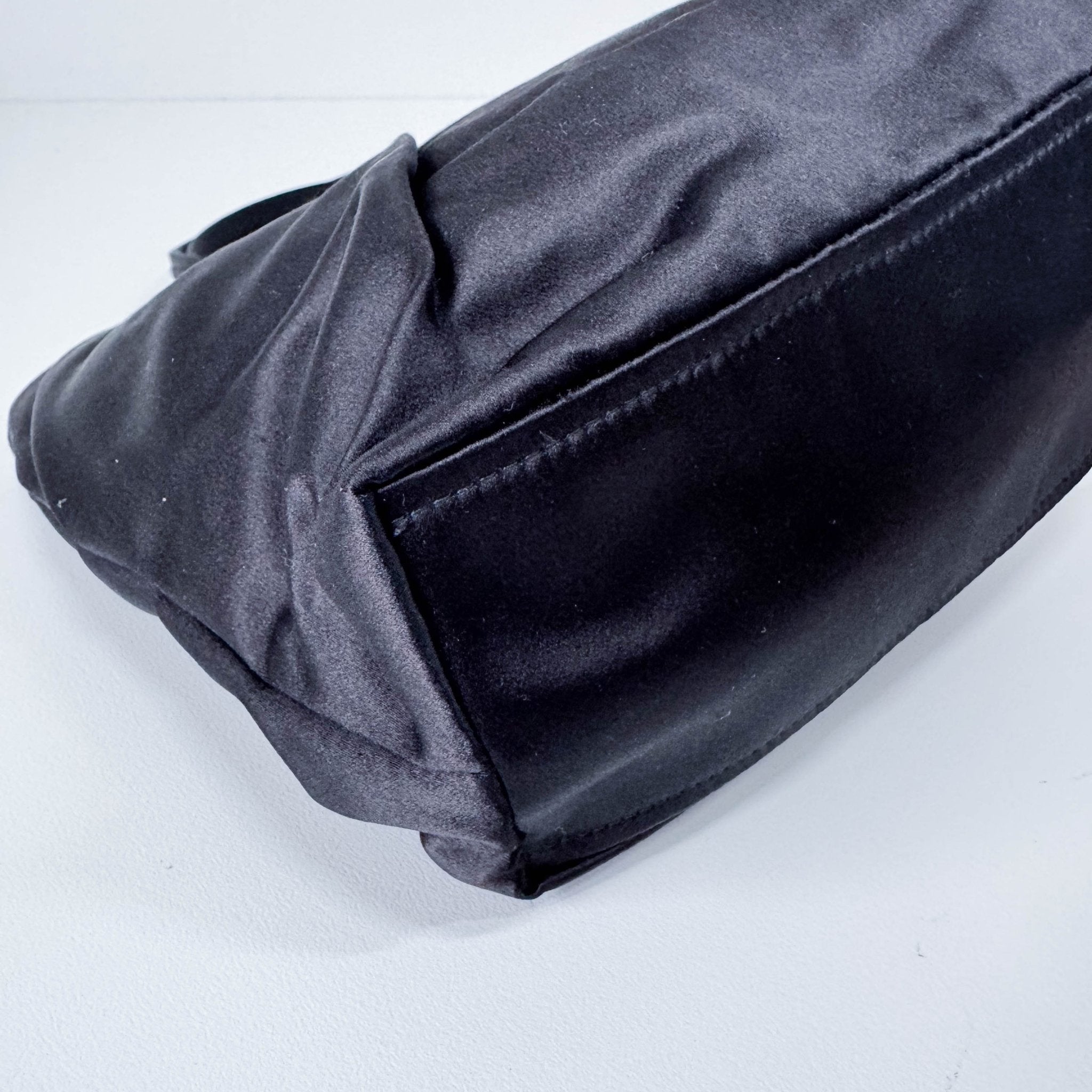 PRADA Black Satin Mini Hand Bag, in , Sold by HIVE PRELOVED - Handle Bags, ,