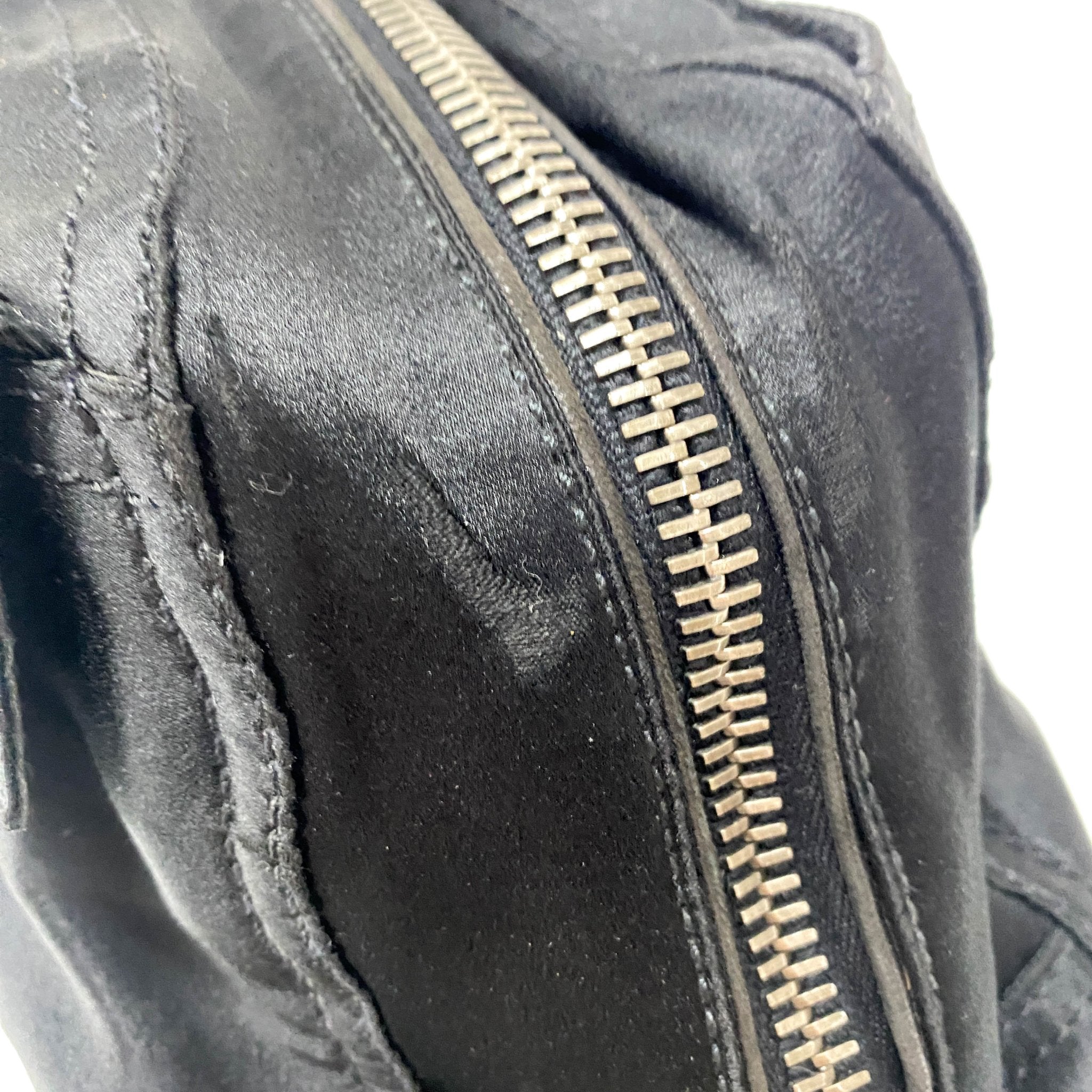 PRADA Black Satin Shoulder Bag, in , Sold by HIVE PRELOVED - Shoulder Bags, ,