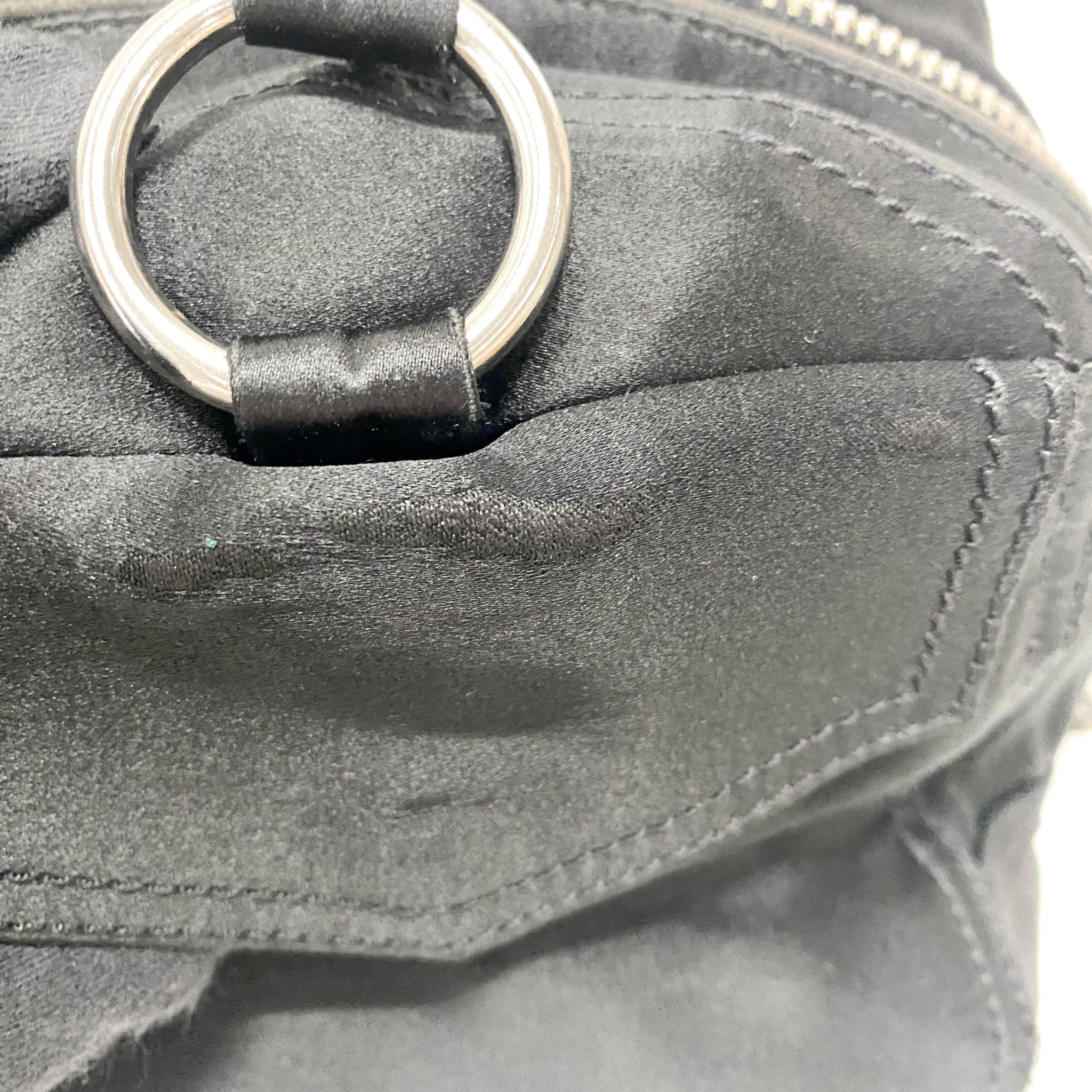 PRADA Black Satin Shoulder Bag, in , Sold by HIVE PRELOVED - Shoulder Bags, ,