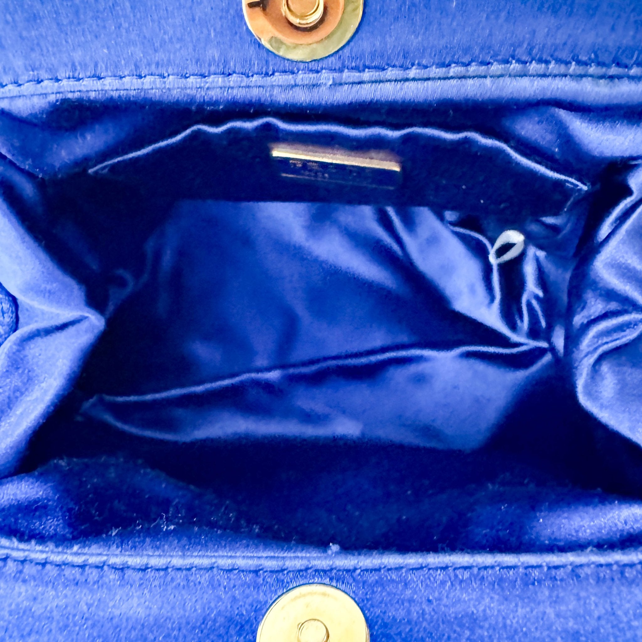 PRADA Blue Satin Prada Handbag, in , Sold by HIVE PRELOVED - Handle Bags, ,