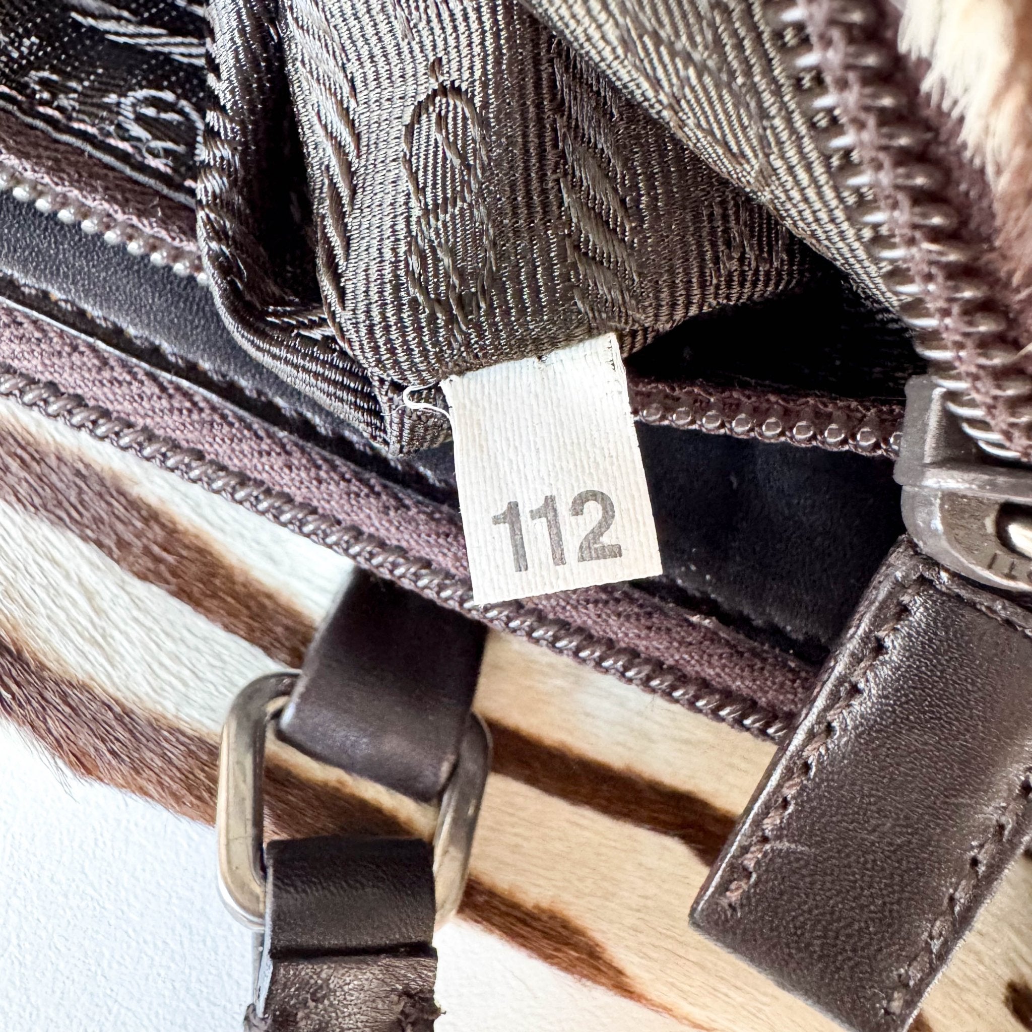 PRADA Bow Zebra Pony Hair Top Shoulder Bag, in , Sold by HIVE PRELOVED - Shoulder Bags, ,