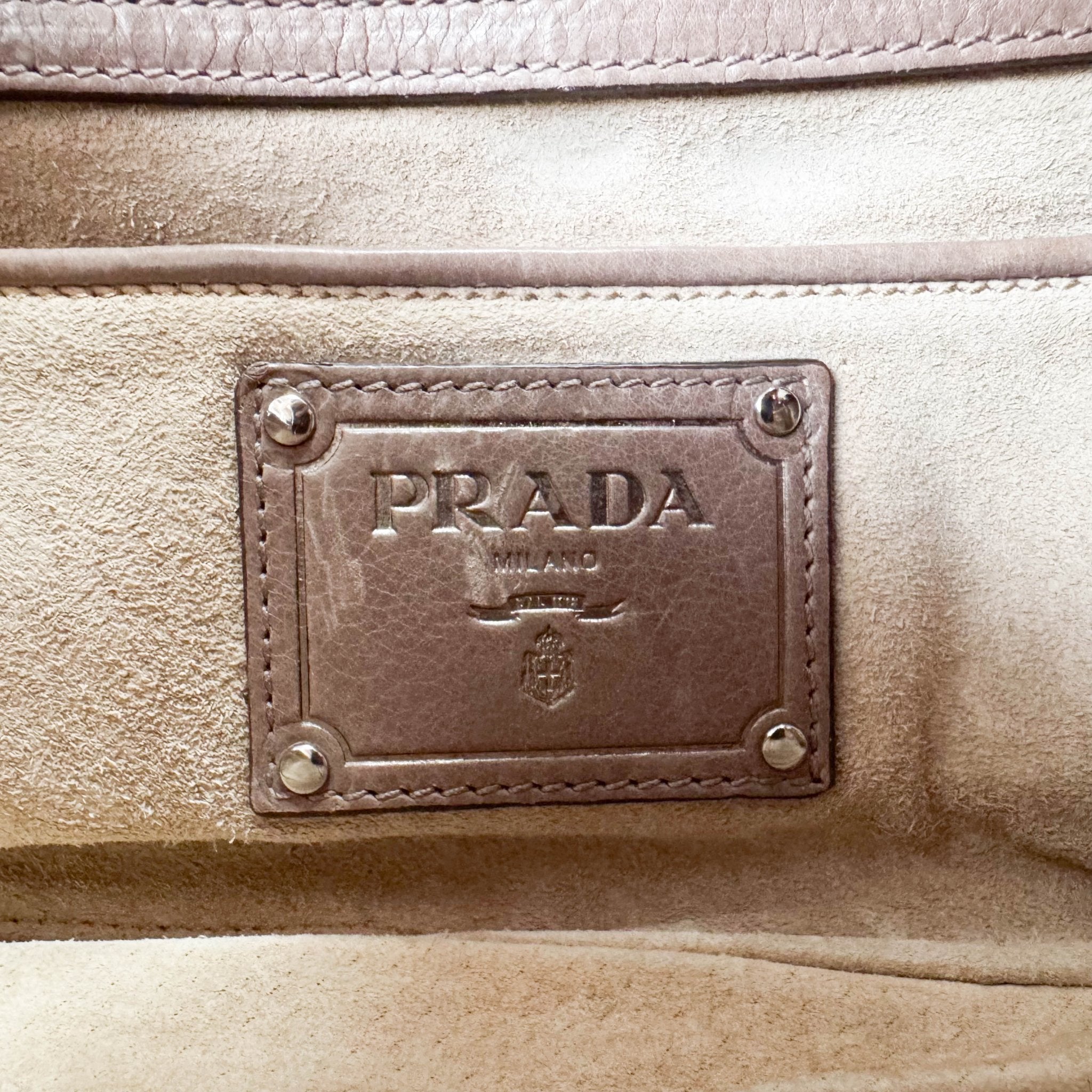 PRADA Brown Leather Chain Shoulder Bag, in , Sold by HIVE PRELOVED - Shoulder Bags, ,