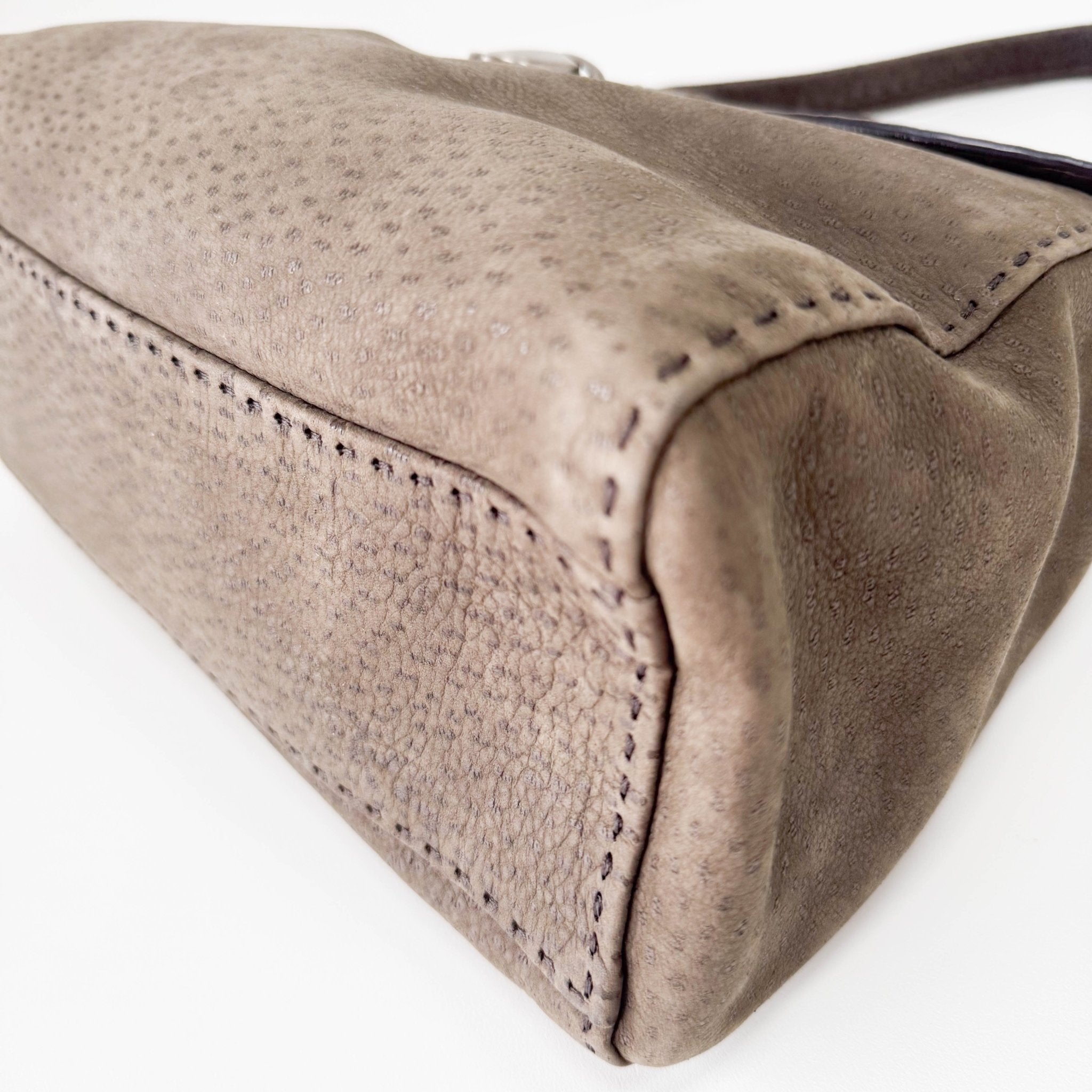 PRADA Brown Leather Shoulder Bag, in , Sold by HIVE PRELOVED - Shoulder Bags, ,