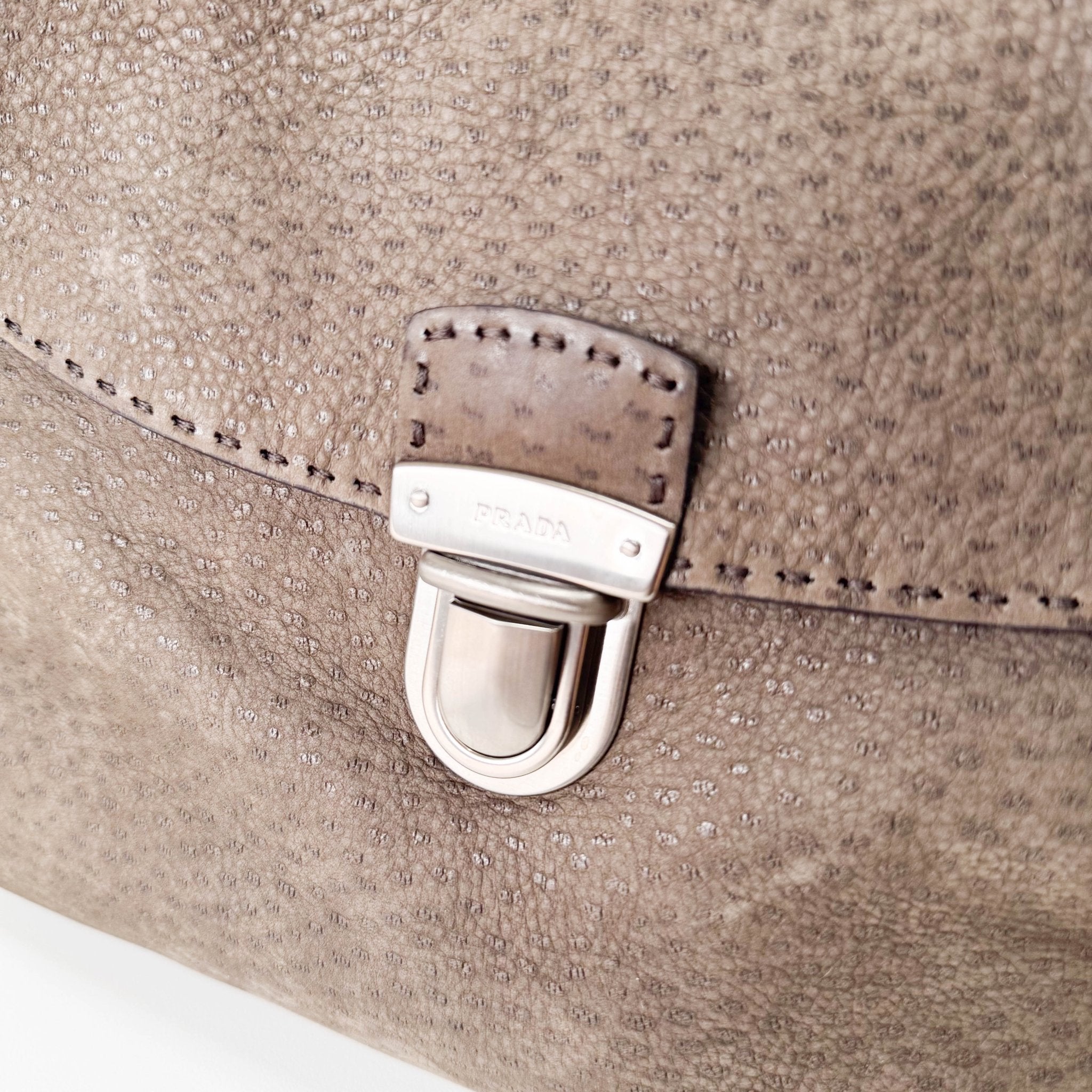 PRADA Brown Leather Shoulder Bag, in , Sold by HIVE PRELOVED - Shoulder Bags, ,