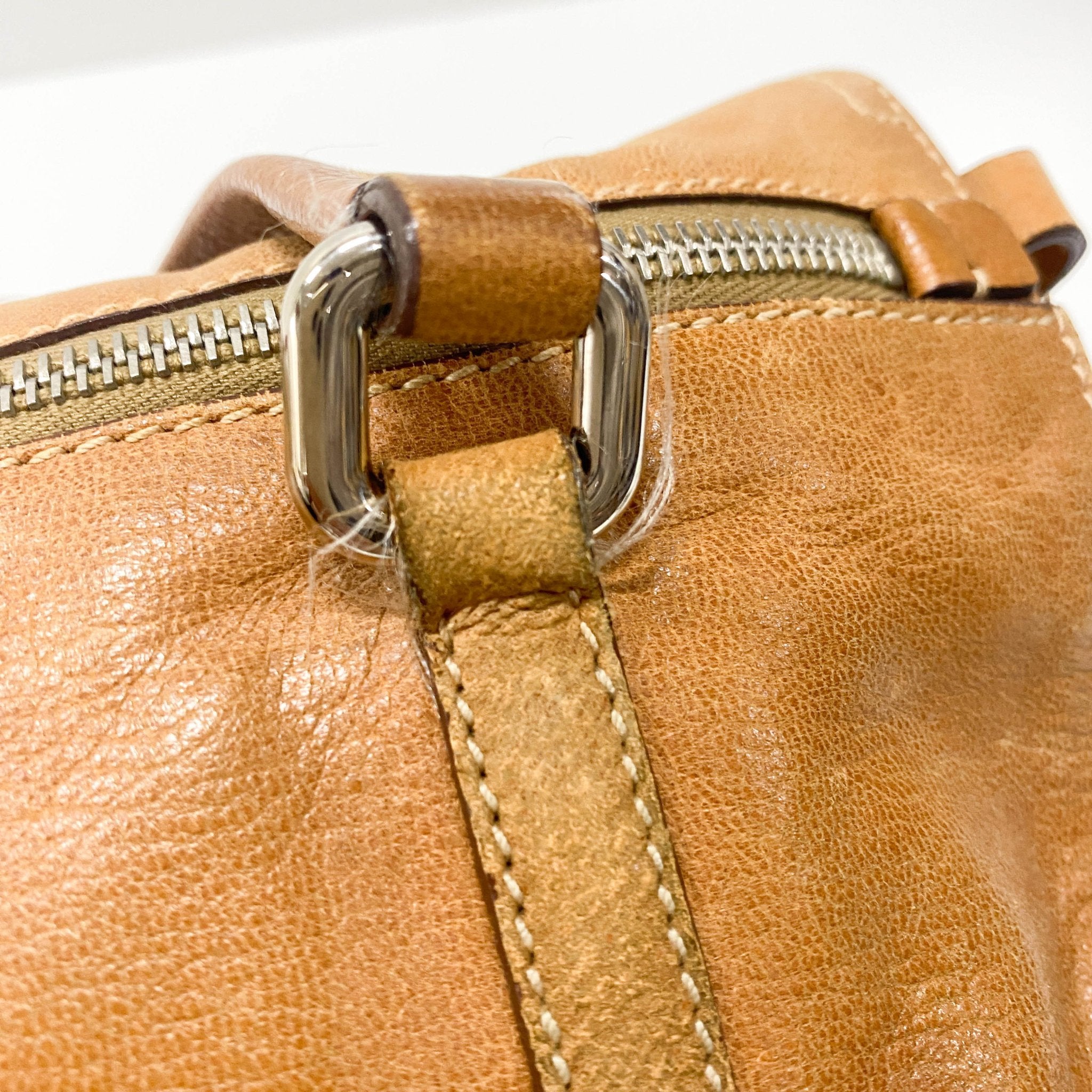 PRADA Brown Leather Shoulder Bag, in , Sold by HIVE PRELOVED - Shoulder Bags, ,