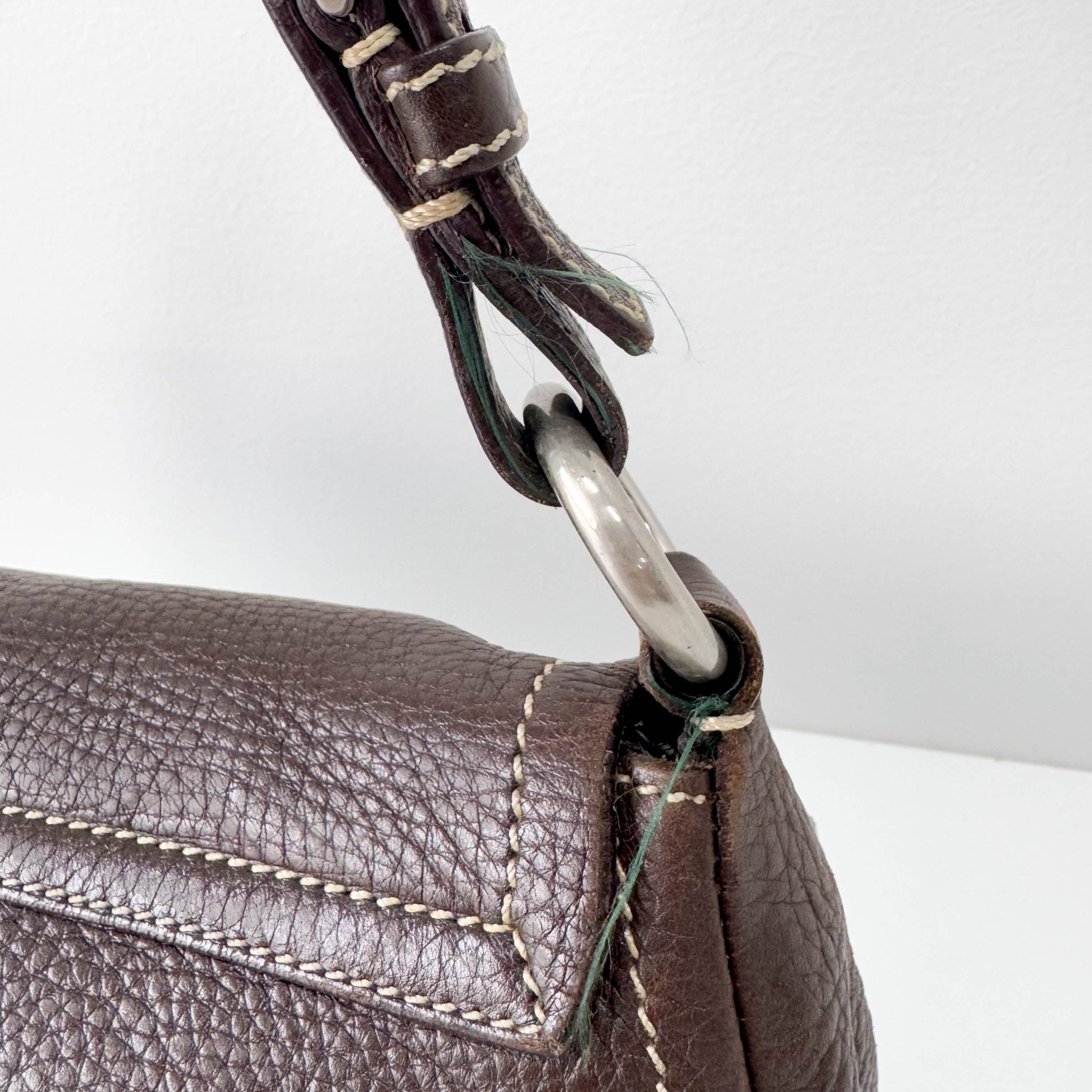 PRADA Brown Leather Shoulder Bag, in , Sold by HIVE PRELOVED - Shoulder Bags, ,