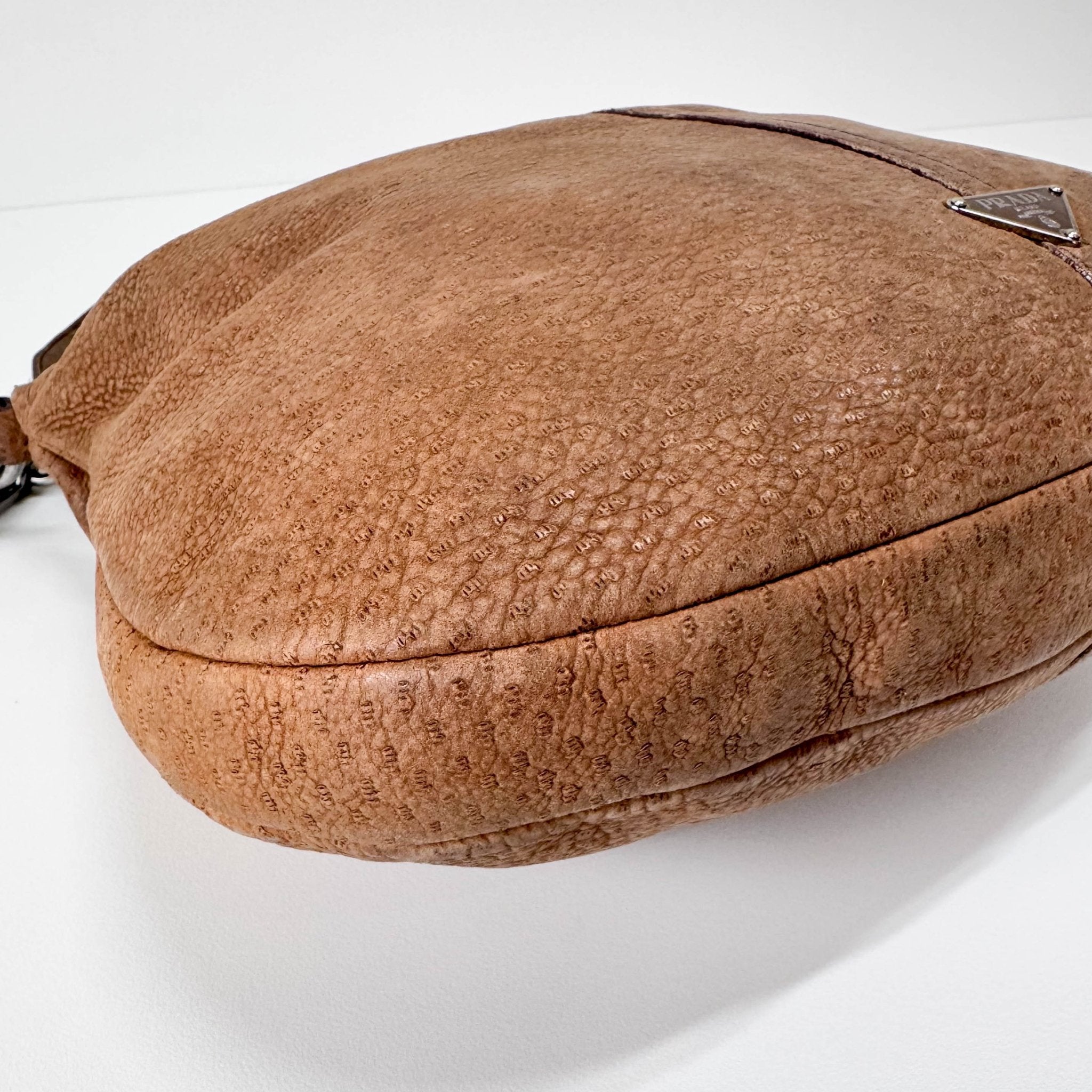 PRADA Brown Leather Shoulder Bag, in , Sold by HIVE PRELOVED - Shoulder Bags, ,