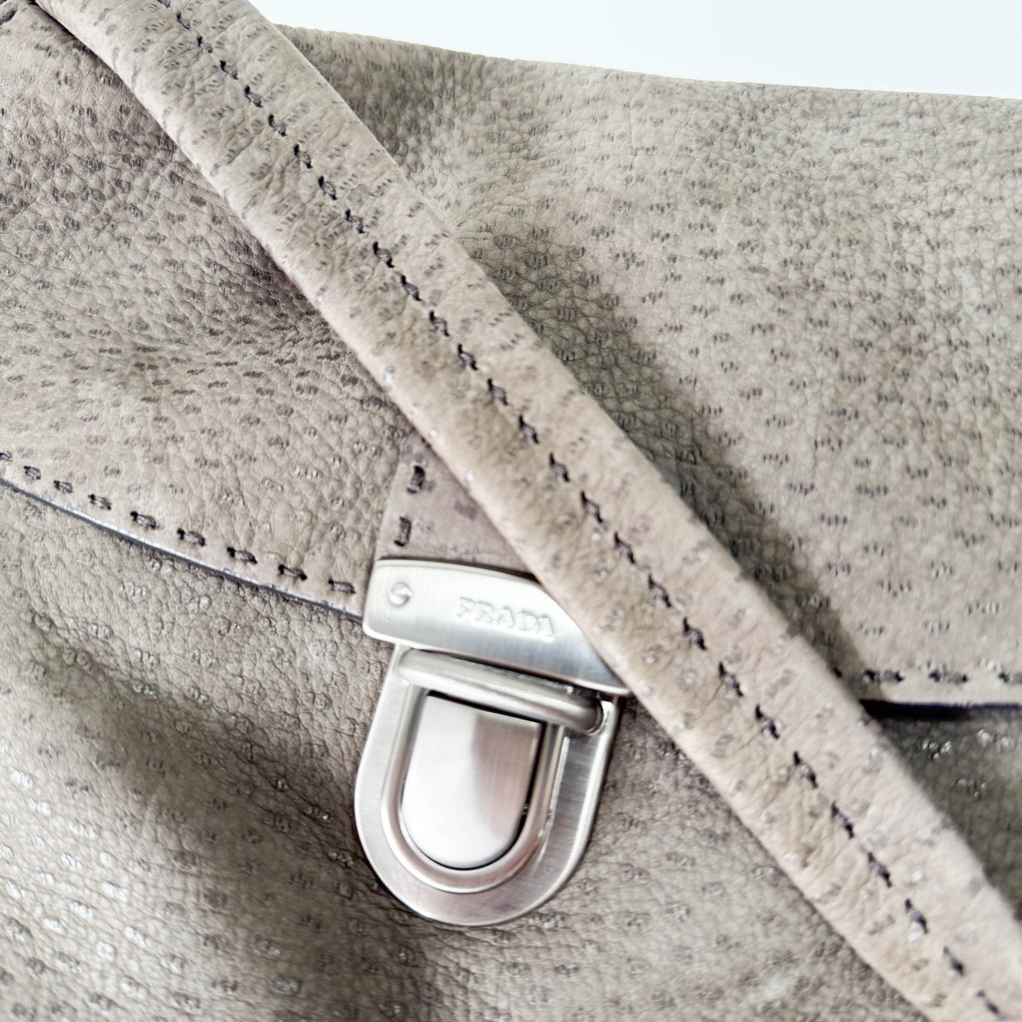 PRADA Brown Leather Shoulder Bag, in , Sold by HIVE PRELOVED - Shoulder Bags, ,