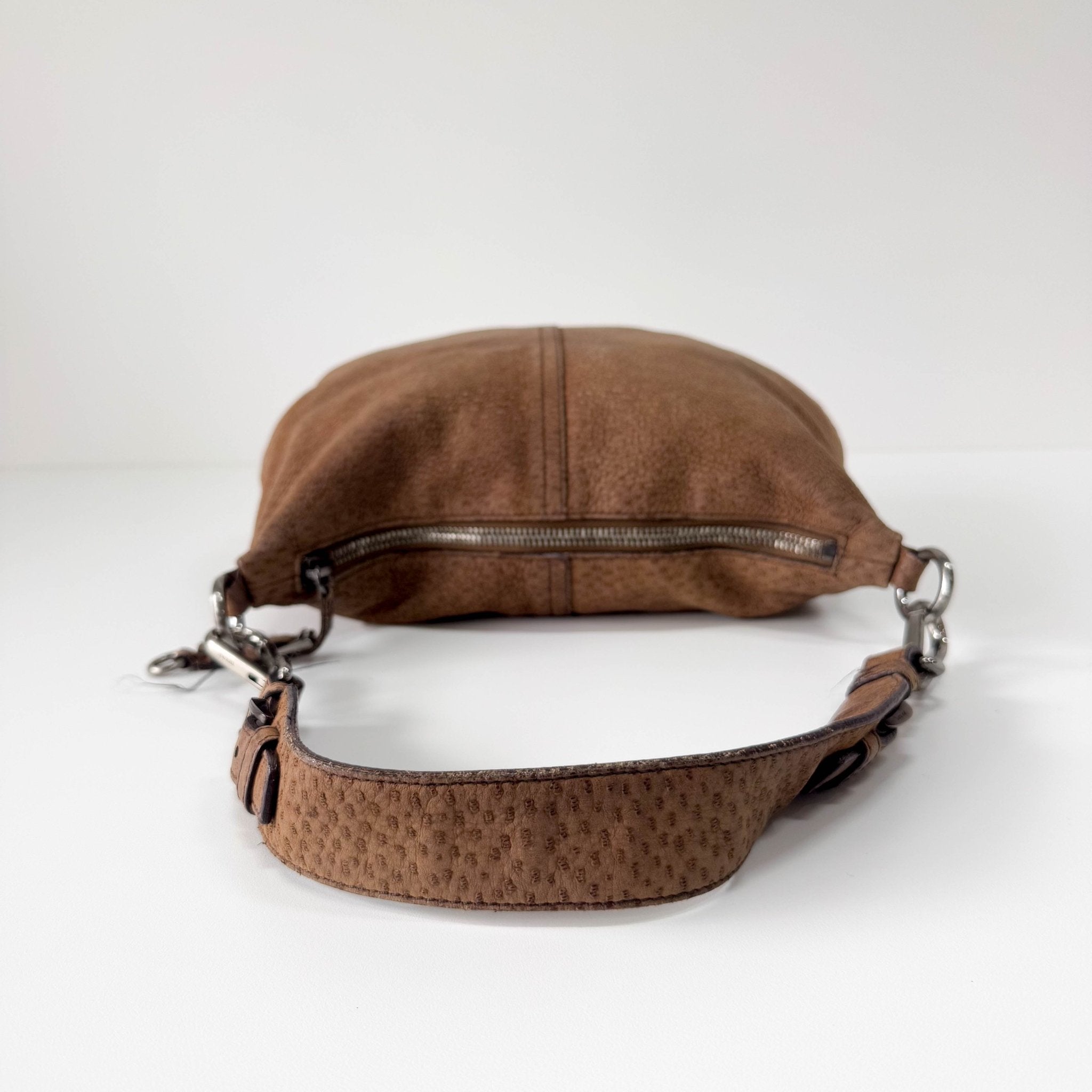 PRADA Brown Leather Shoulder Bag, in , Sold by HIVE PRELOVED - Shoulder Bags, ,