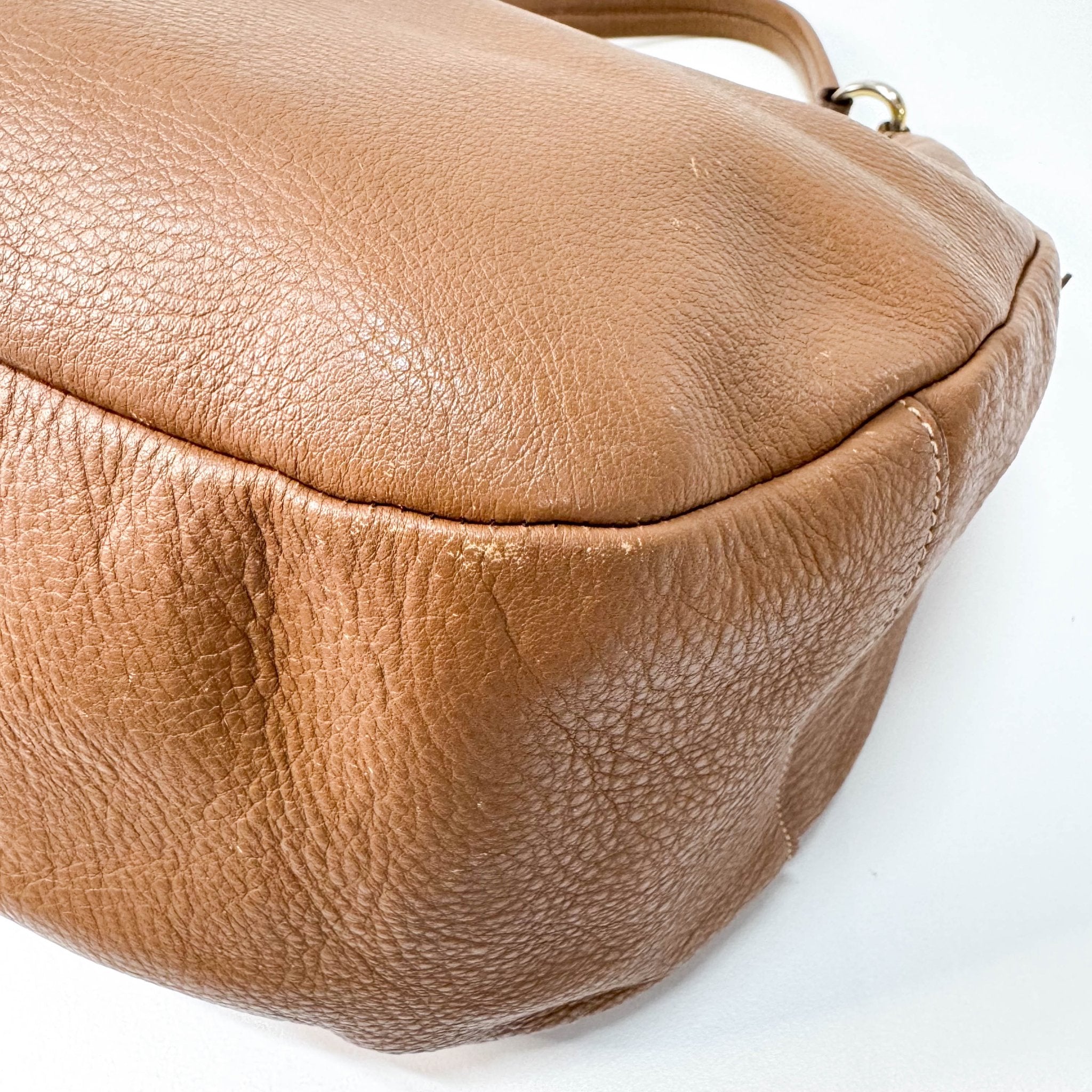 PRADA Brown Leather Shoulder Bag, in , Sold by HIVE PRELOVED - Shoulder Bags, ,