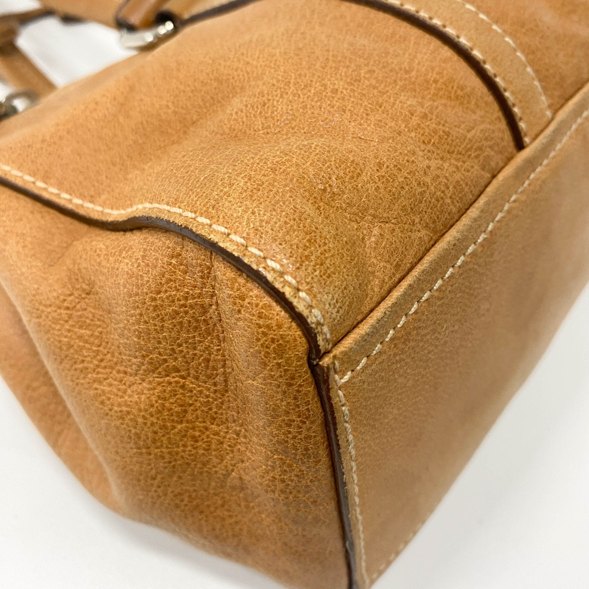 PRADA Brown Leather Shoulder Bag, in , Sold by HIVE PRELOVED - Shoulder Bags, ,