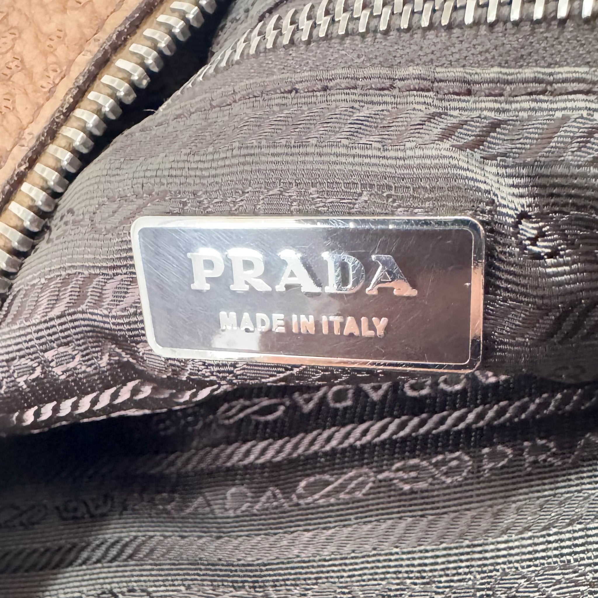 PRADA Brown Leather Shoulder Bag, in , Sold by HIVE PRELOVED - Shoulder Bags, ,