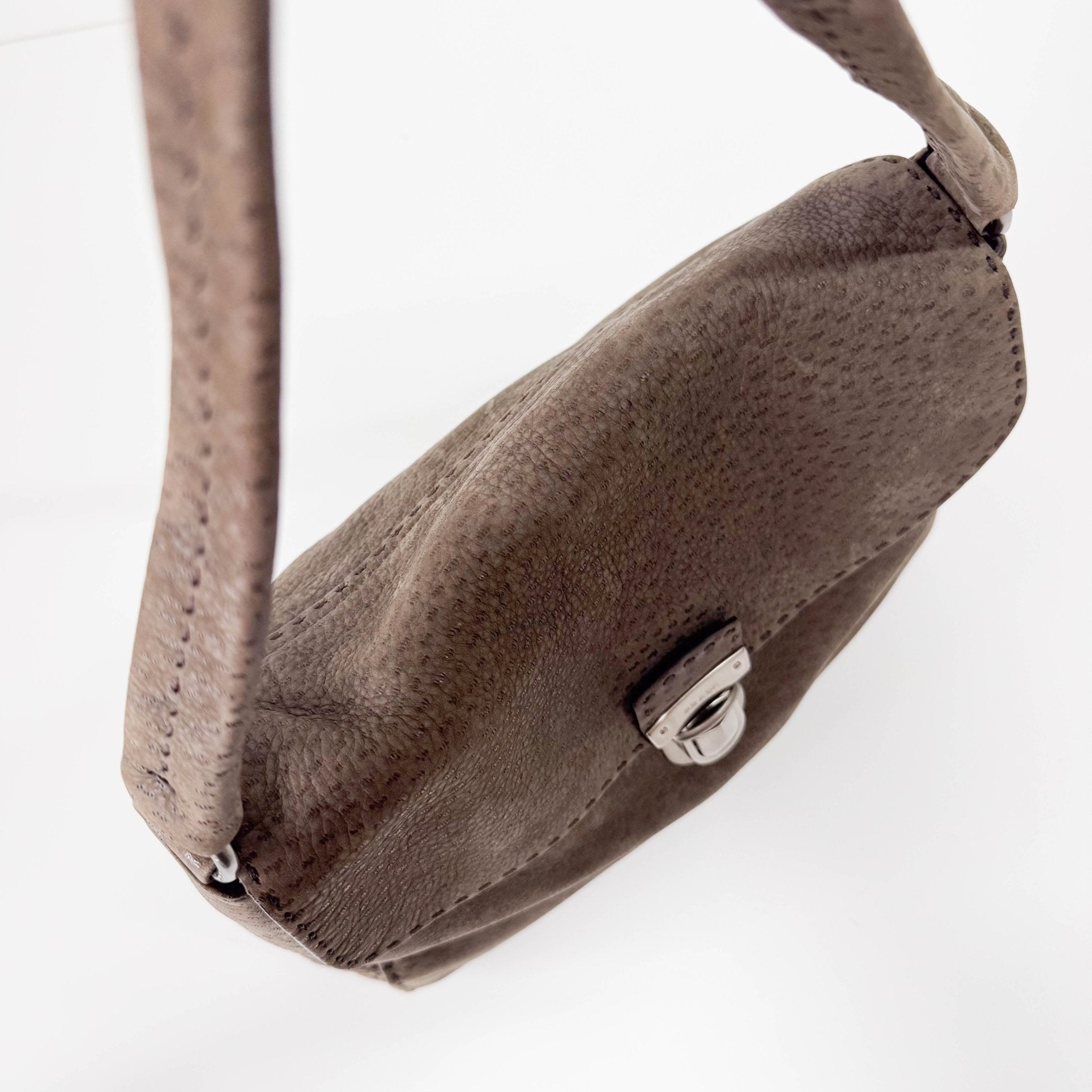 PRADA Brown Leather Shoulder Bag, in , Sold by HIVE PRELOVED - Shoulder Bags, ,