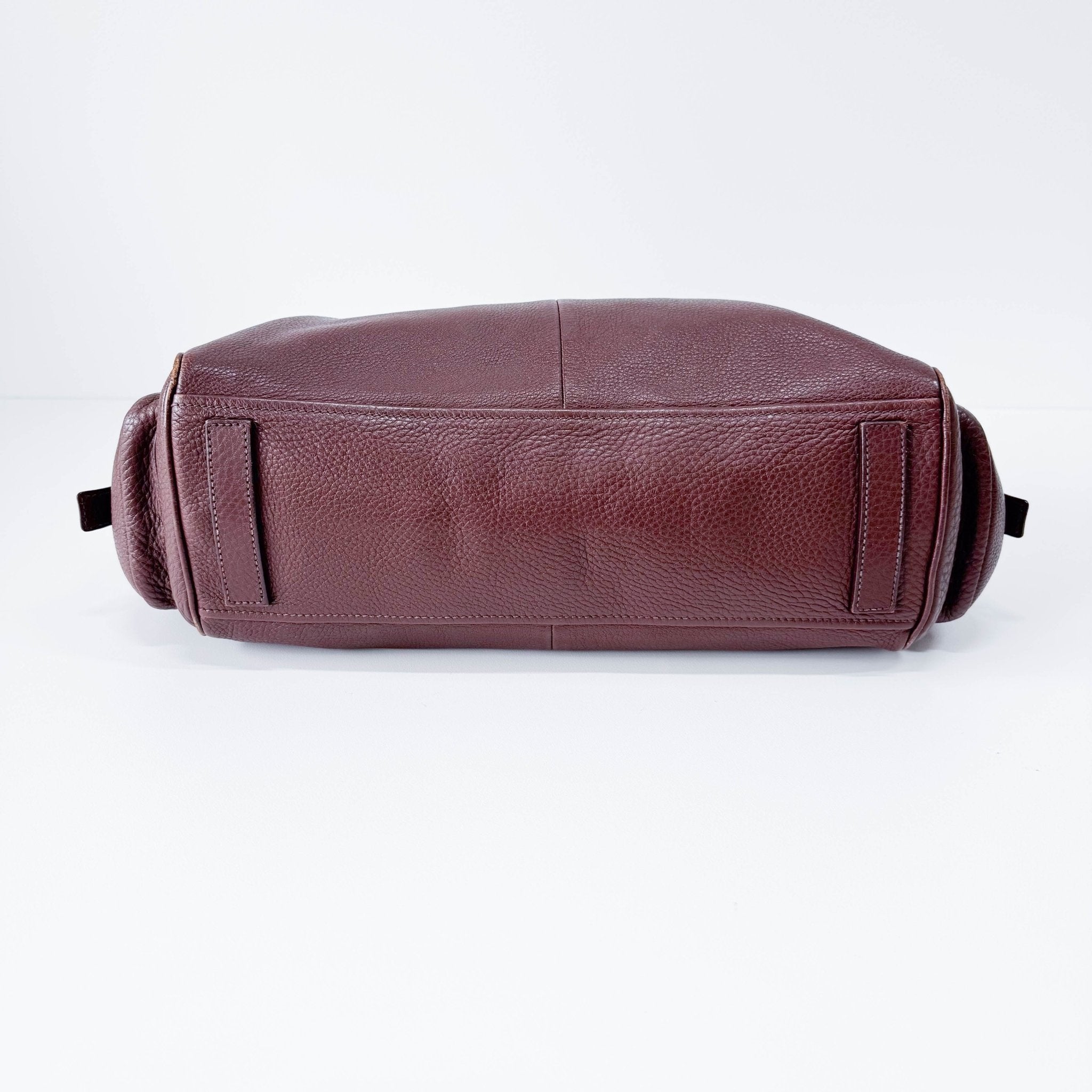 PRADA Brown Leather Top Handle Shoulder Bag, in , Sold by HIVE PRELOVED - Shoulder Bags, ,