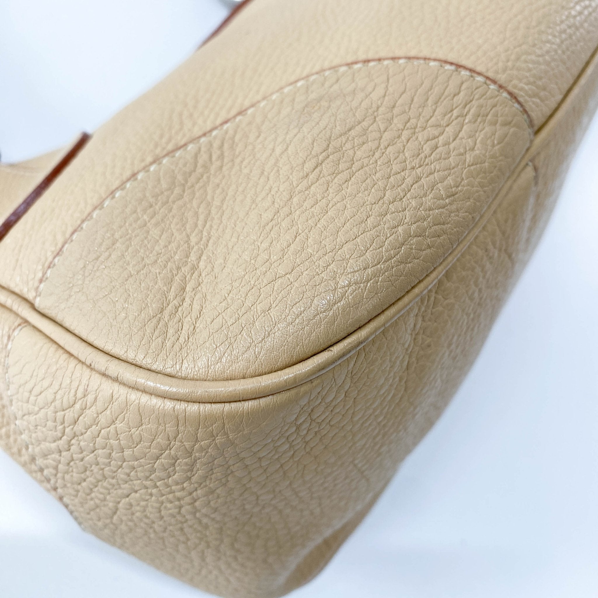 PRADA Brown Leather Top Handle Shoulder Bag, in , Sold by HIVE PRELOVED - Shoulder Bags, ,