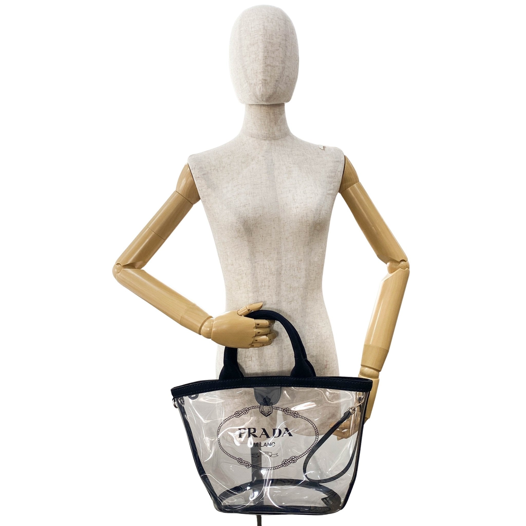 PRADA Canapa PVC Beach Bag, in , Sold by HIVE PRELOVED - Handle Bags, Shoulder Bags,