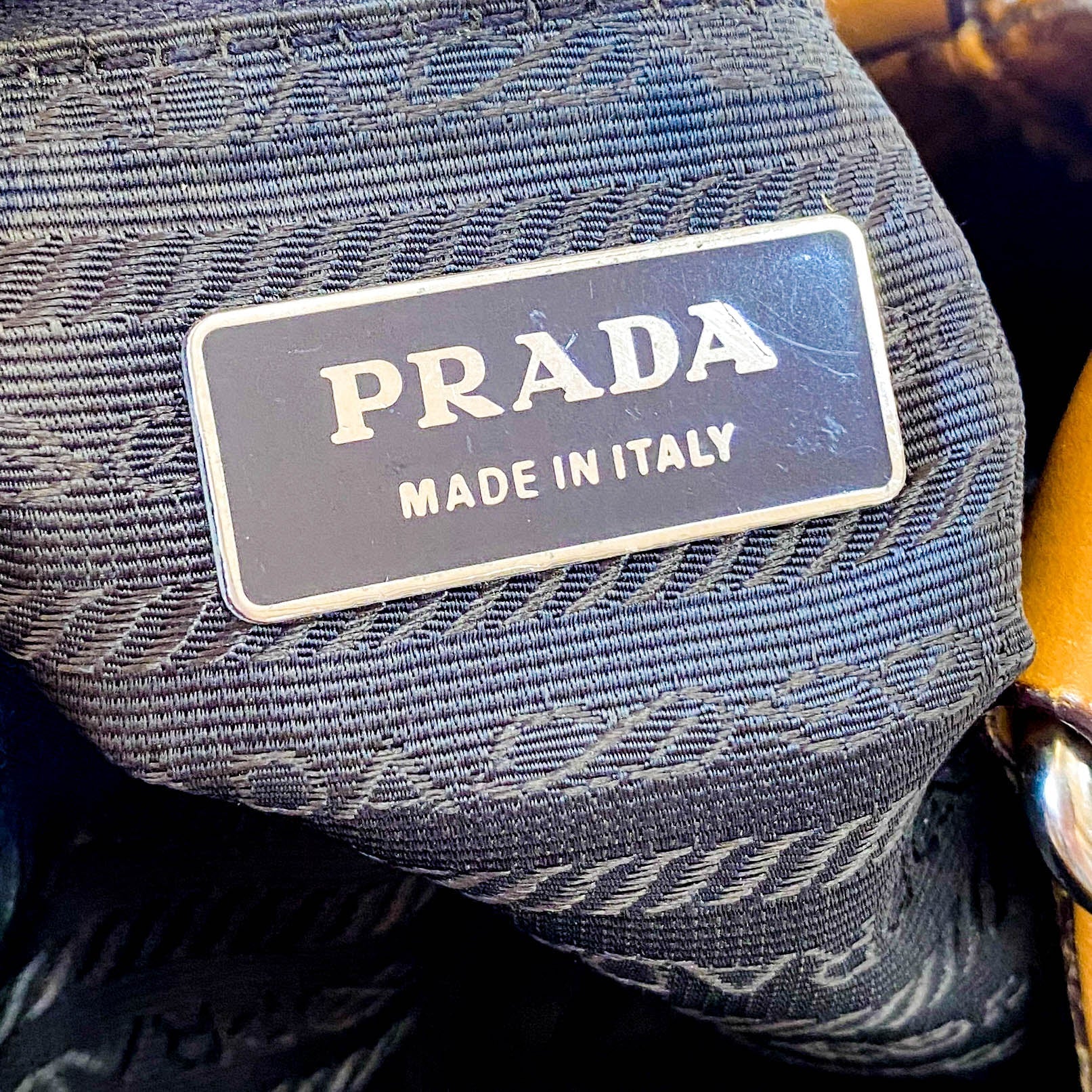PRADA Caramel Brown Belt Buckle Leather Shoulder Bag, in , Sold by HIVE PRELOVED - Shoulder Bags, ,