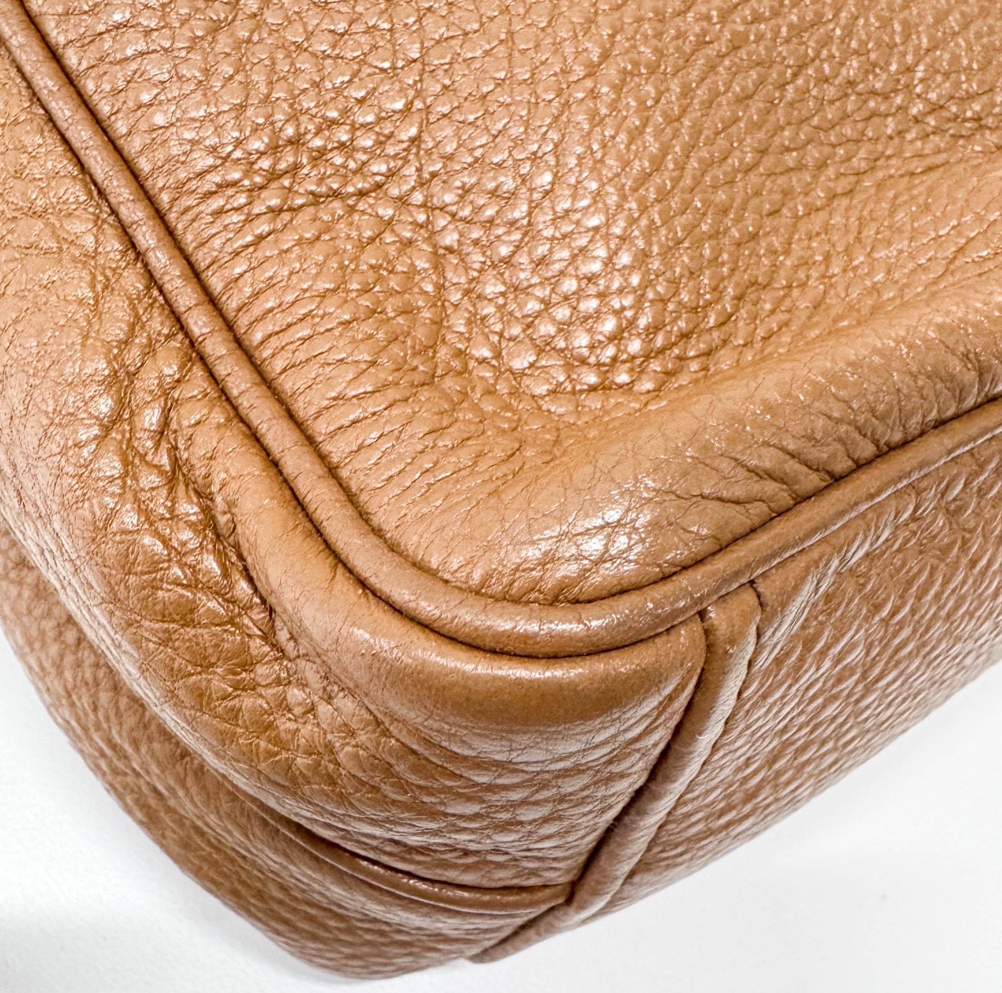 PRADA Caramel Brown Leather Shoulder/ Crossbody Bag, in , Sold by HIVE PRELOVED - Crossbody bags, Regular, Shoulder Bags