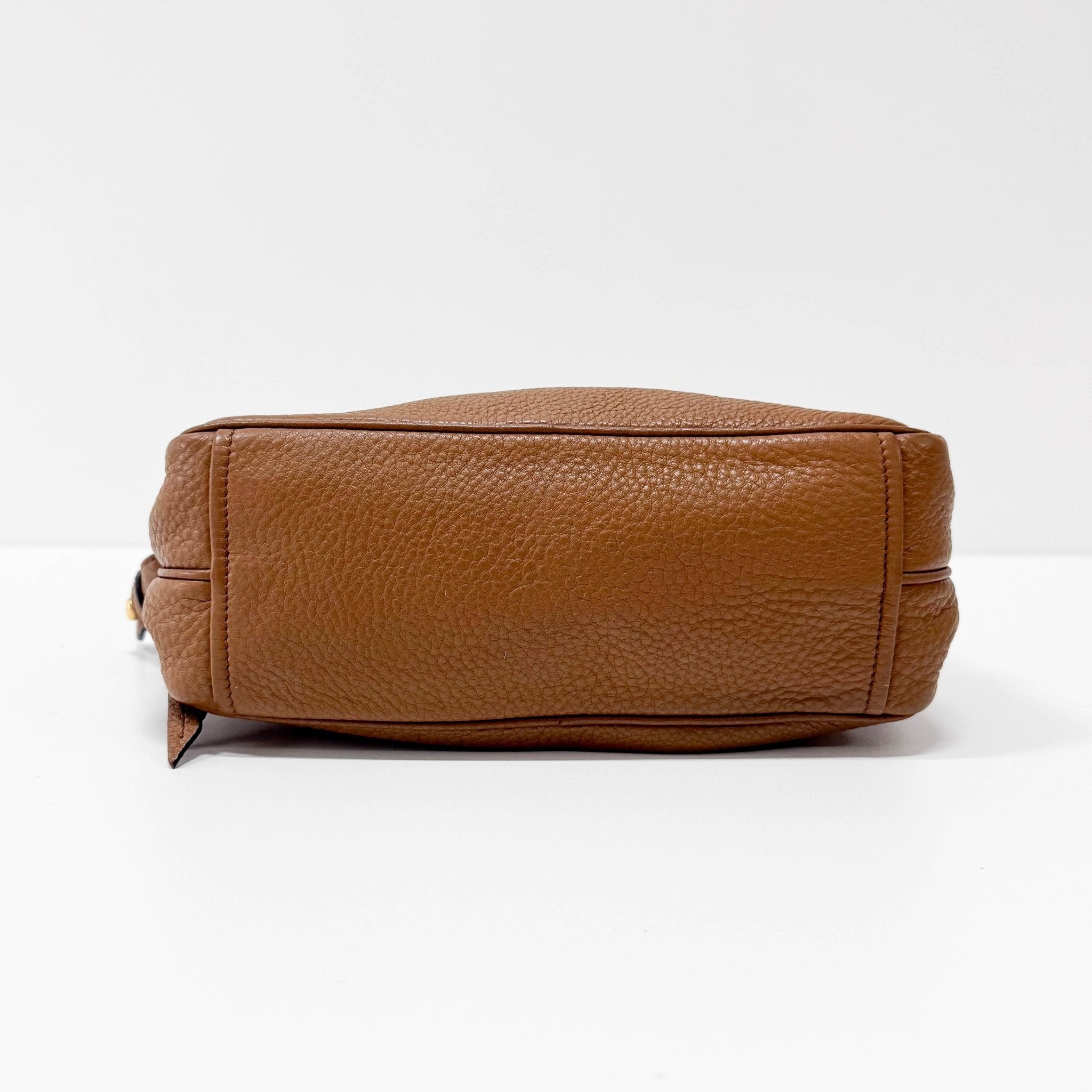 PRADA Caramel Brown Leather Shoulder/ Crossbody Bag, in , Sold by HIVE PRELOVED - Crossbody bags, Regular, Shoulder Bags