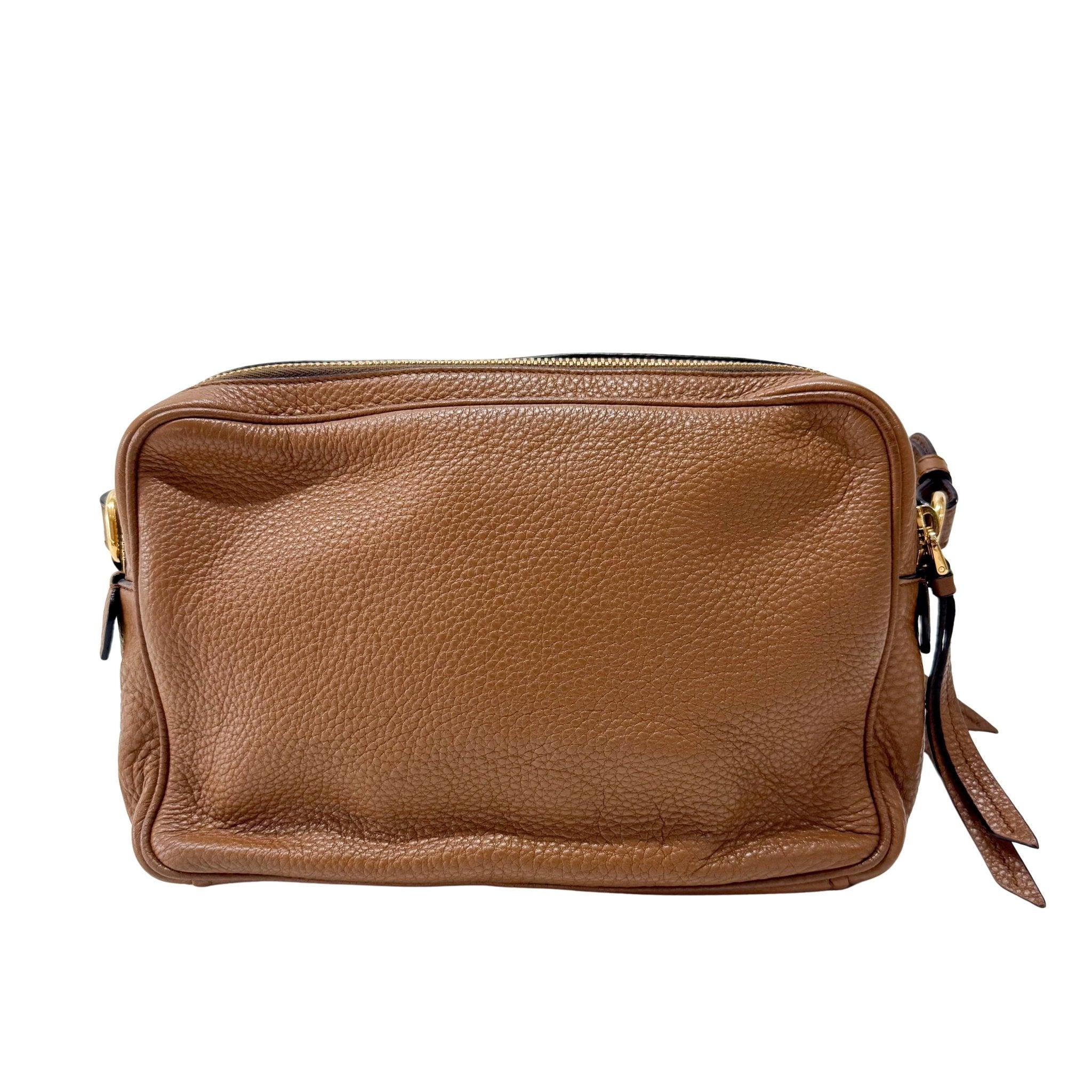 PRADA Caramel Brown Leather Shoulder/ Crossbody Bag, in , Sold by HIVE PRELOVED - Crossbody bags, Regular, Shoulder Bags