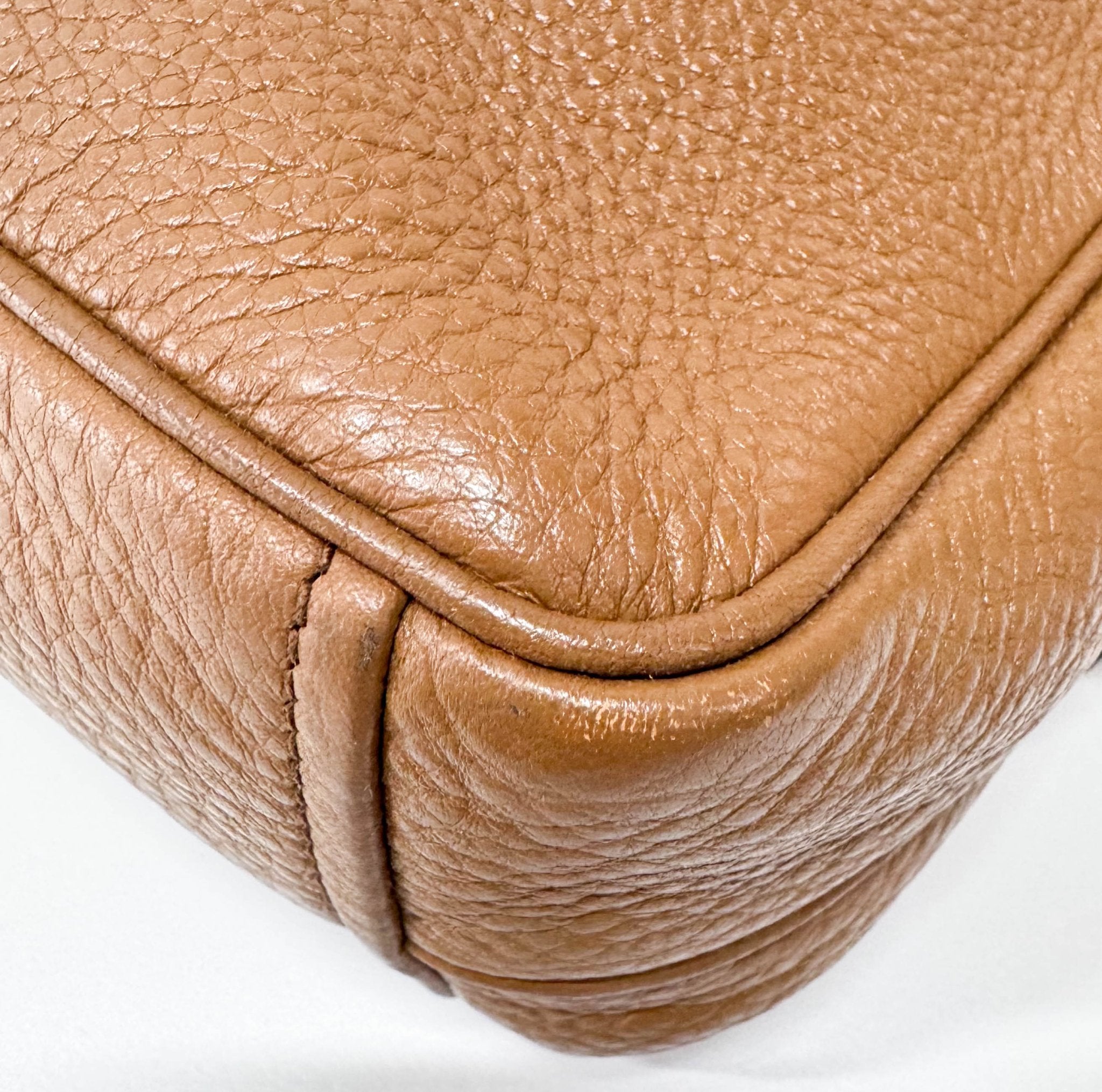 PRADA Caramel Brown Leather Shoulder/ Crossbody Bag, in , Sold by HIVE PRELOVED - Crossbody bags, Regular, Shoulder Bags