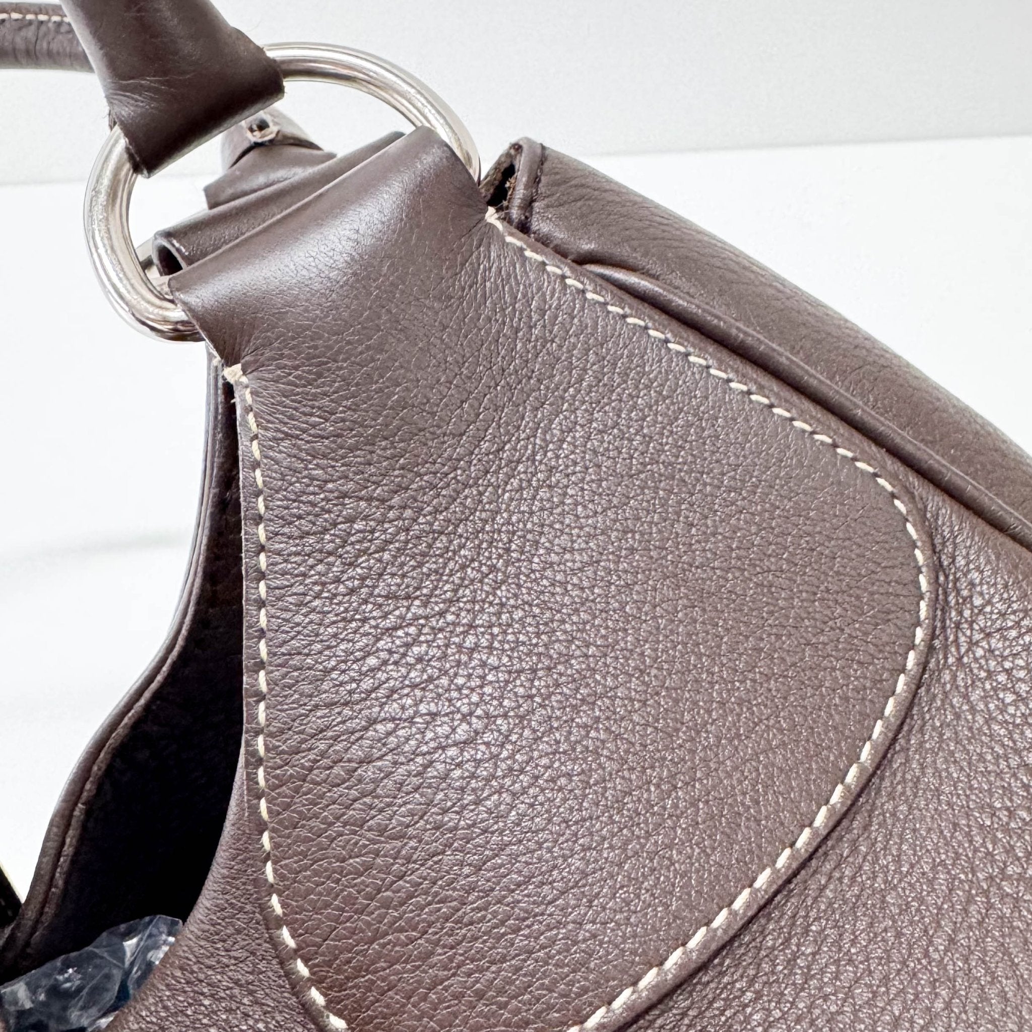 PRADA Chocolate Brown Leather Belt Shoulder Bag, in , Sold by HIVE PRELOVED - Shoulder Bags, ,