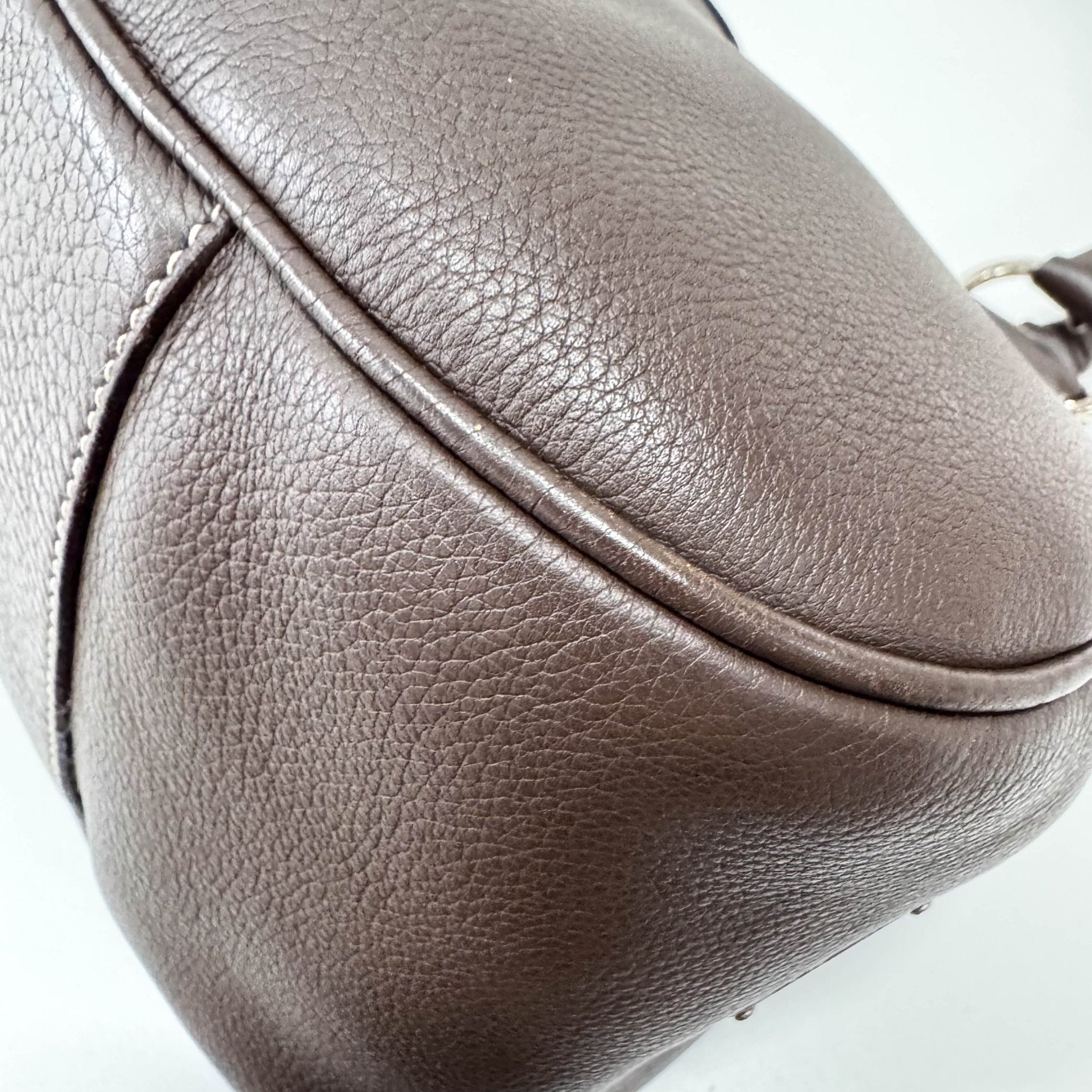 PRADA Chocolate Brown Leather Belt Shoulder Bag, in , Sold by HIVE PRELOVED - Shoulder Bags, ,