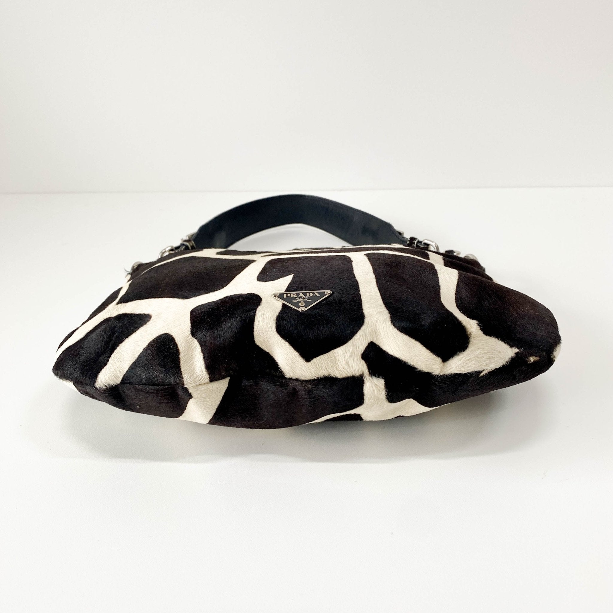 PRADA Cow Print Calf Fur Shoulder Bag, in , Sold by HIVE PRELOVED - Shoulder Bags, ,