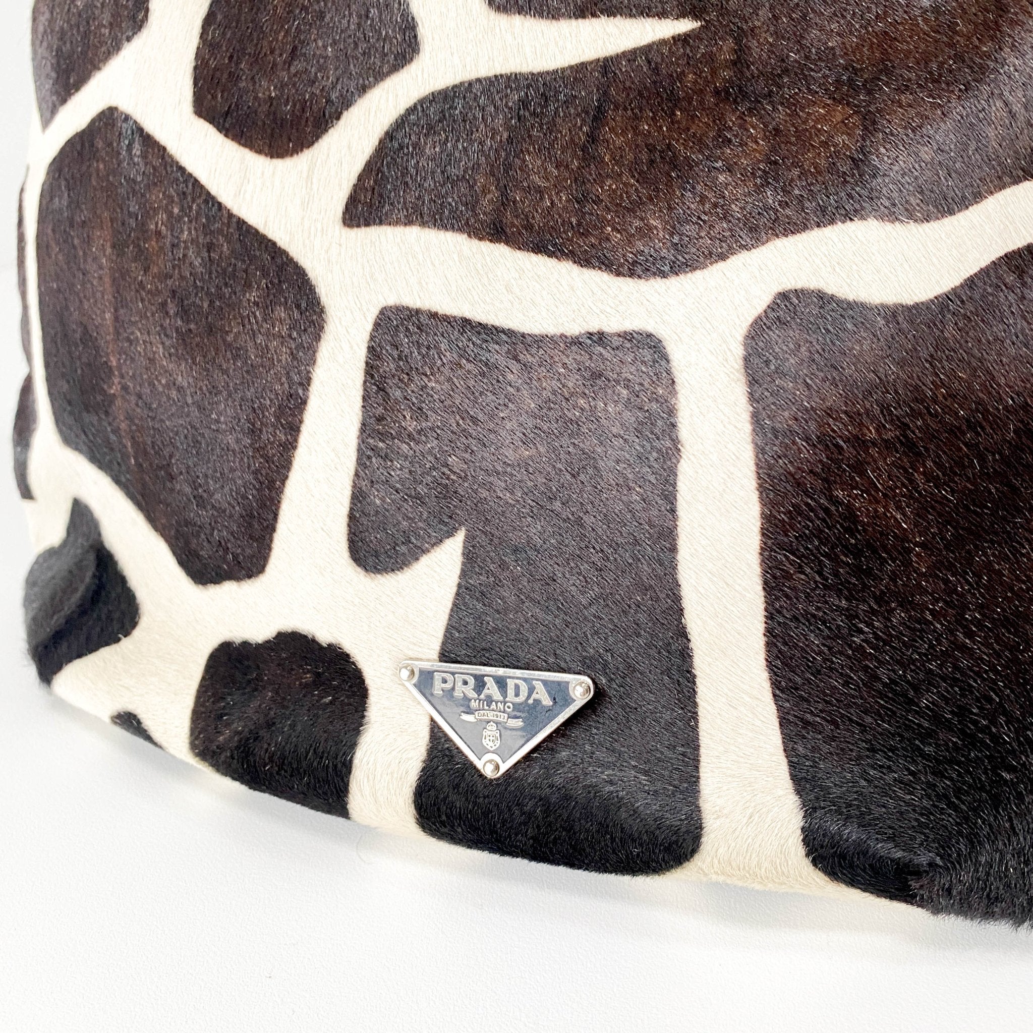PRADA Cow Print Calf Fur Shoulder Bag, in , Sold by HIVE PRELOVED - Shoulder Bags, ,