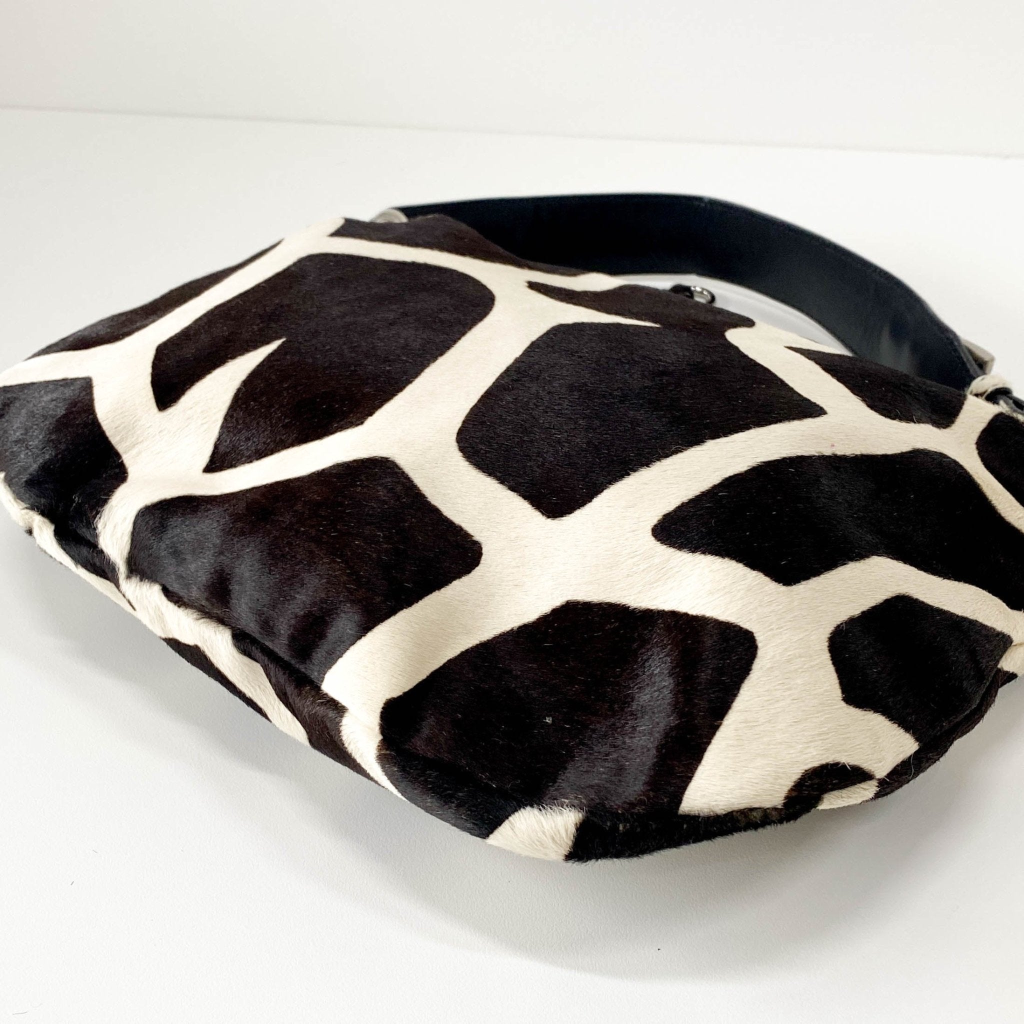 PRADA Cow Print Calf Fur Shoulder Bag, in , Sold by HIVE PRELOVED - Shoulder Bags, ,