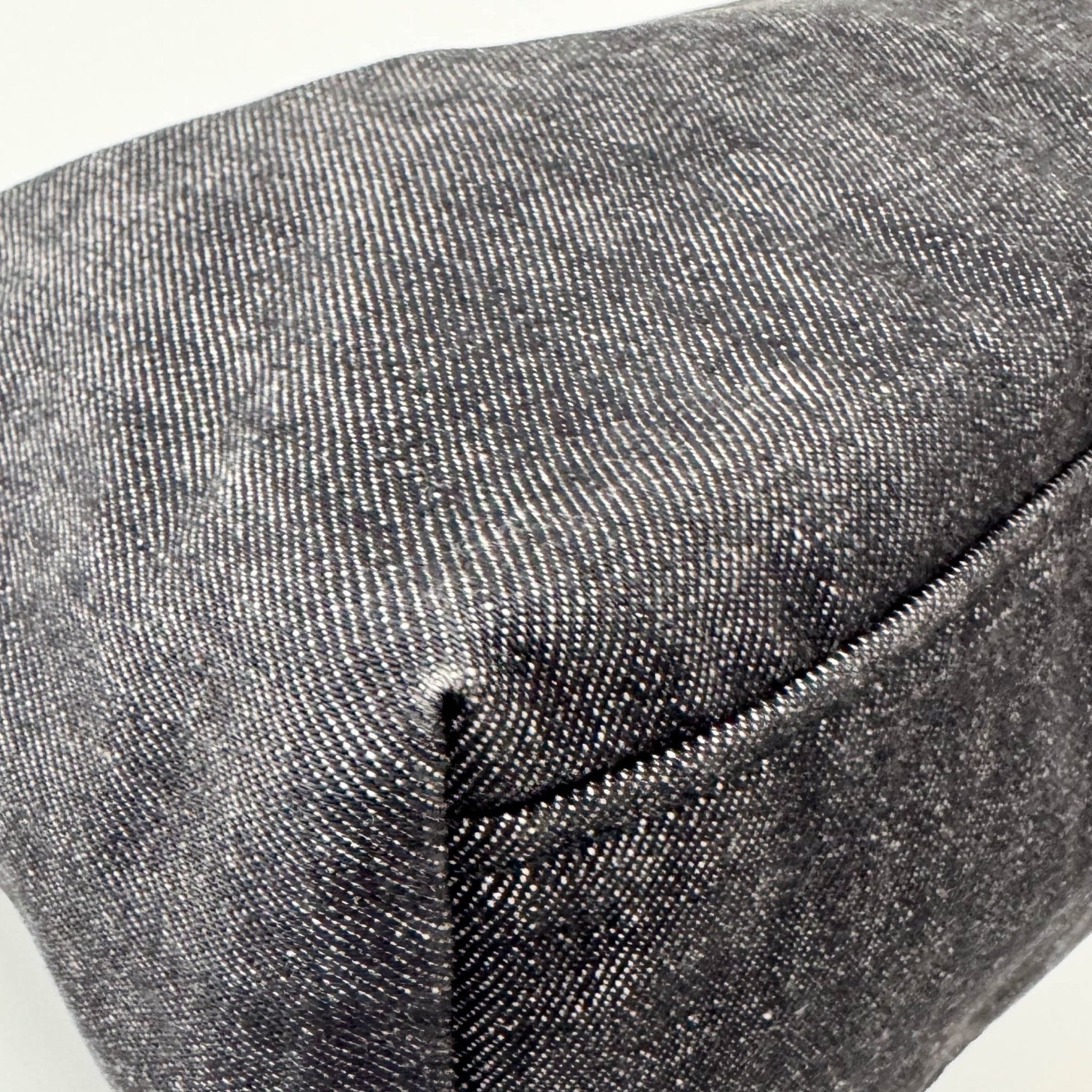 PRADA Denim & Brown Leather Handle Bag, in , Sold by HIVE PRELOVED - Handle Bags, ,