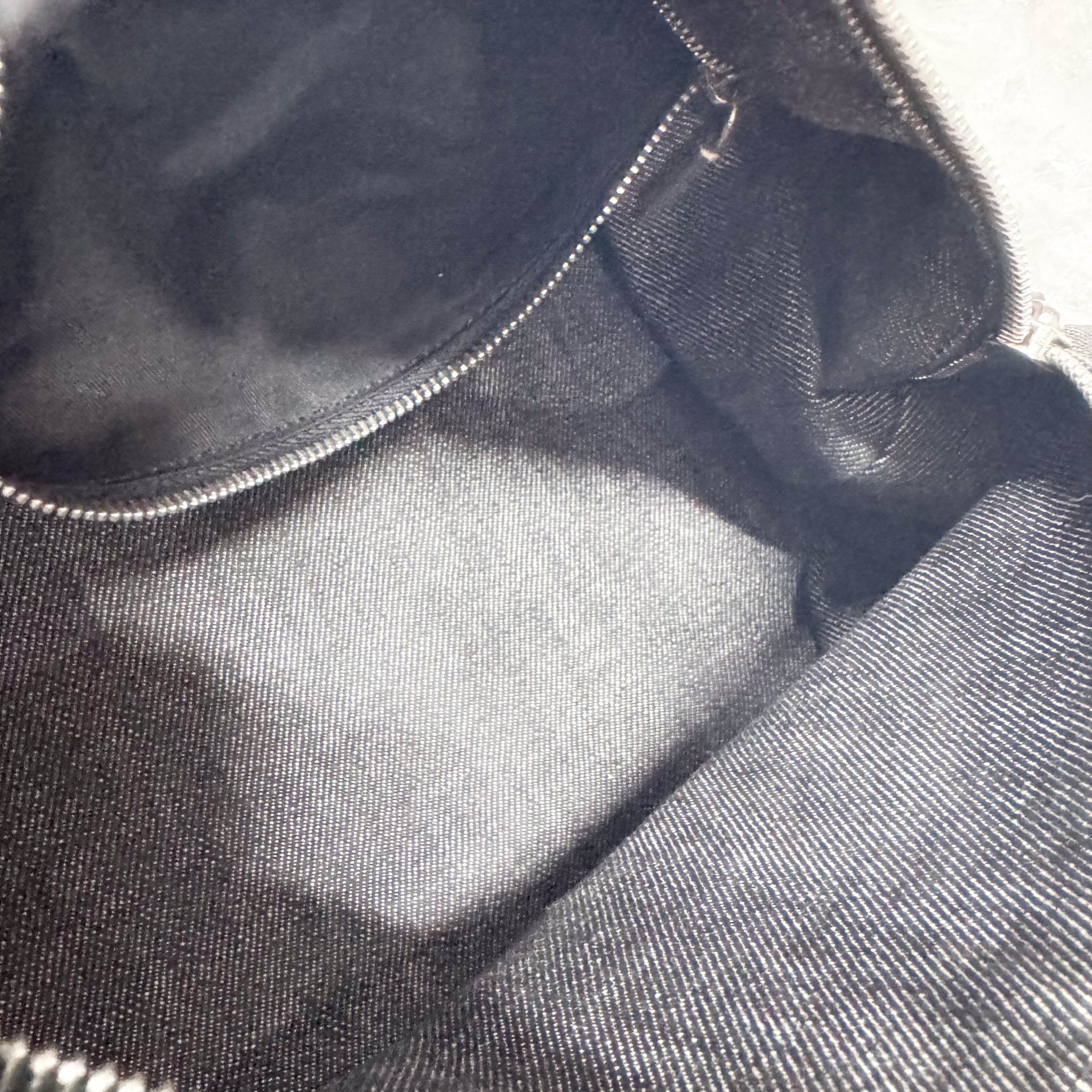 PRADA Denim & Brown Leather Handle Bag, in , Sold by HIVE PRELOVED - Handle Bags, ,