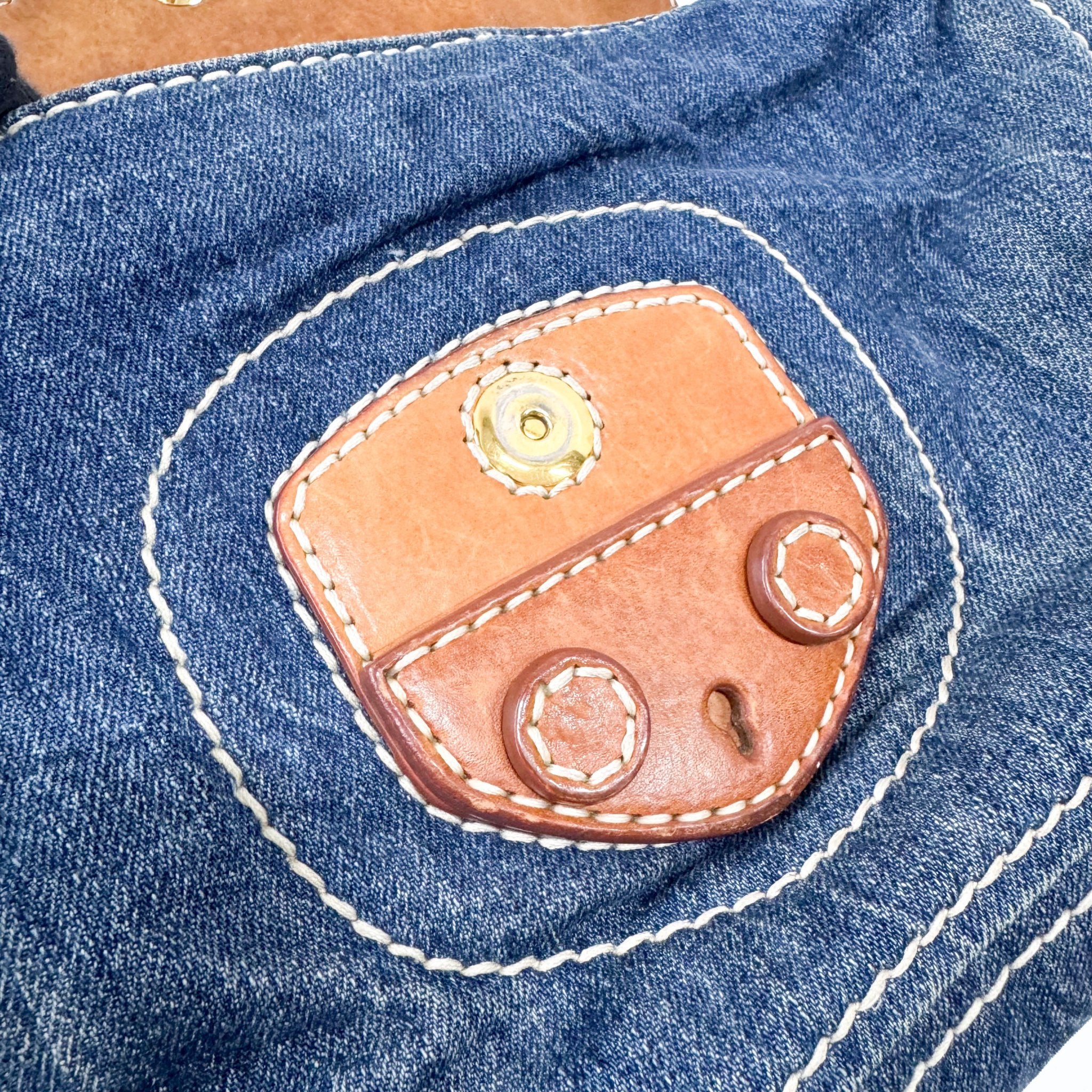 PRADA Denim Shoulder Bag, in , Sold by HIVE PRELOVED - Shoulder Bags, ,