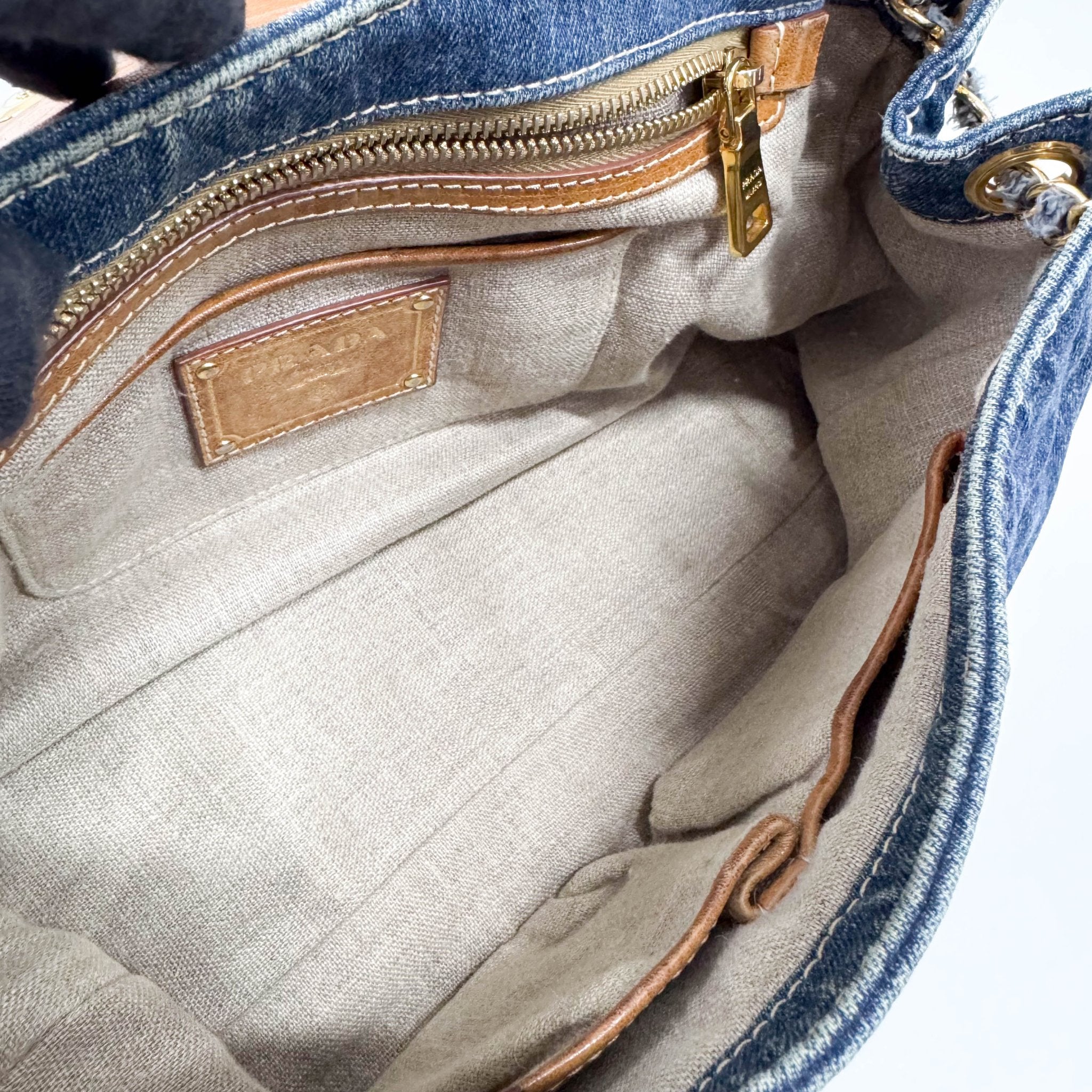 PRADA Denim Shoulder Bag, in , Sold by HIVE PRELOVED - Shoulder Bags, ,