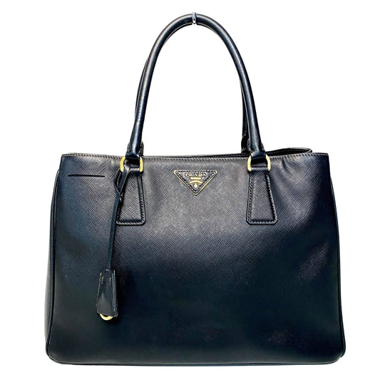 PRADA Galleria Black Saffiano Leather Handbag, in , Sold by HIVE PRELOVED - Handle Bags, ,
