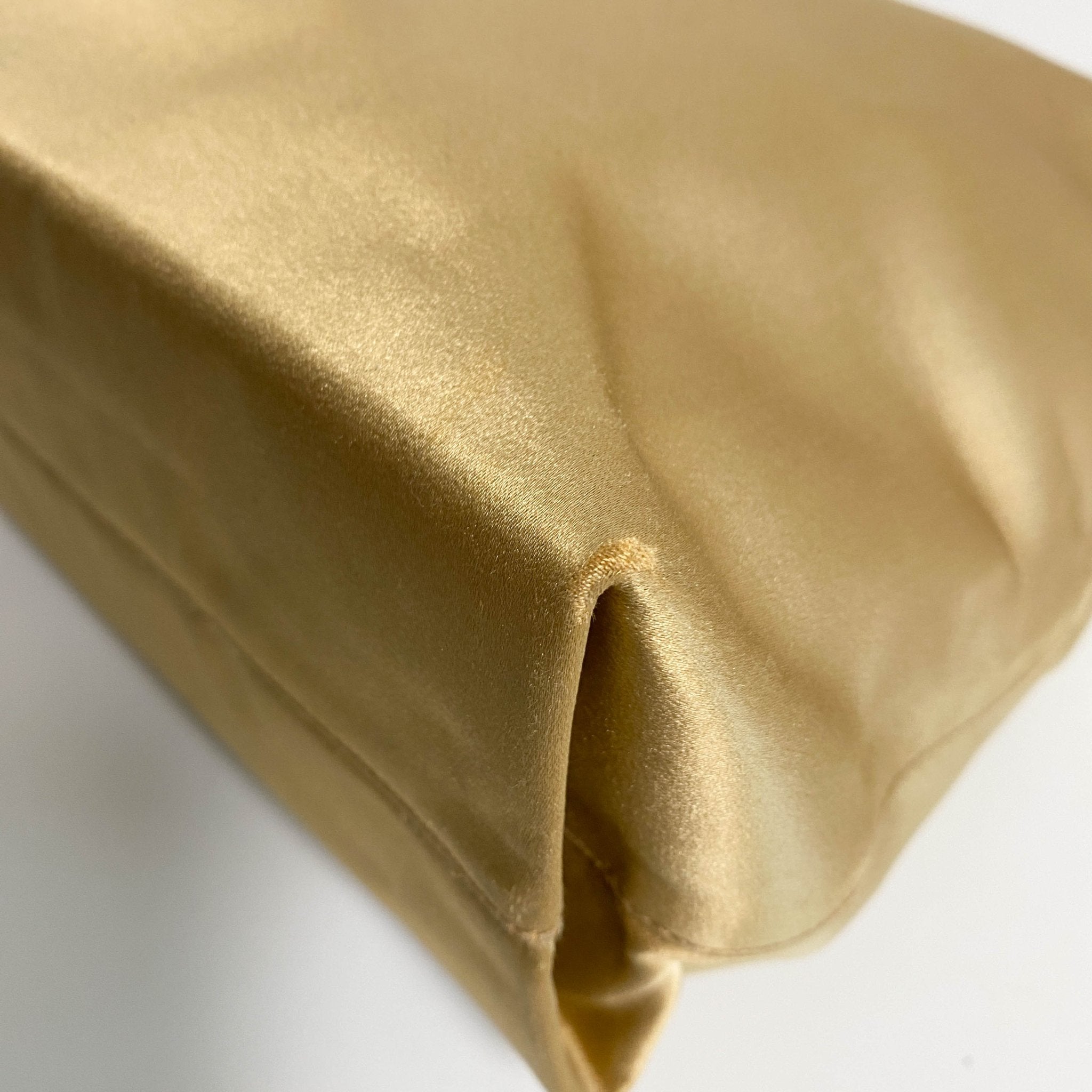 PRADA Gold Satin Chain Shoulder Tote, in , Sold by HIVE PRELOVED - Totes, ,