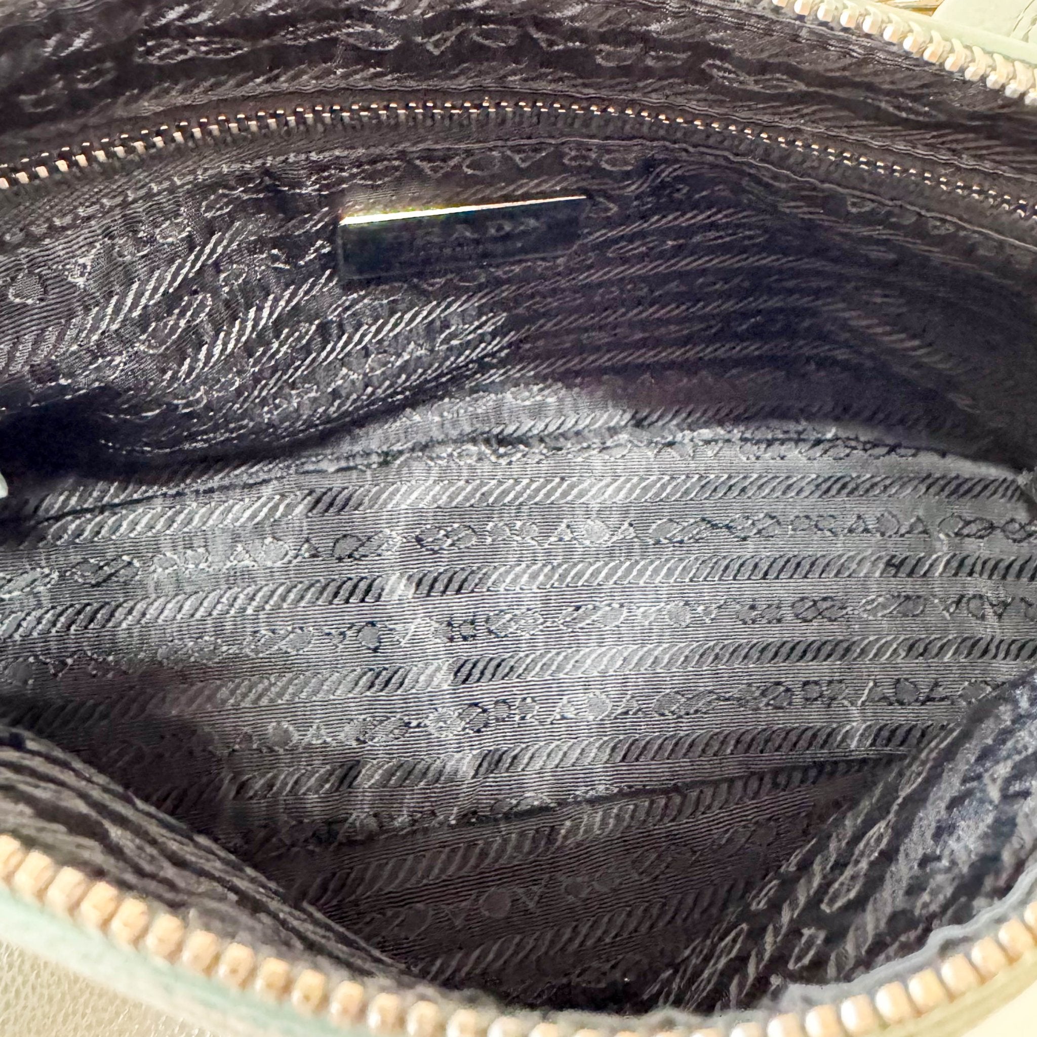 PRADA Grey Leather Shoulder Bag, in , Sold by HIVE PRELOVED - Shoulder Bags, ,