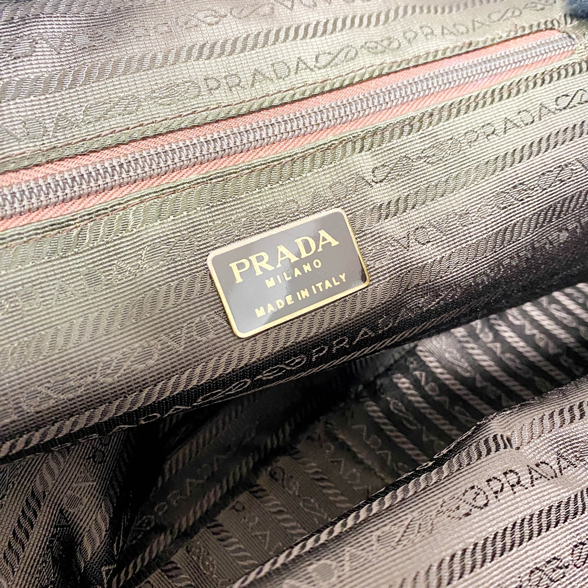 PRADA Horizontal Brown Suede Hand Bag, in , Sold by HIVE PRELOVED - Handle Bags, ,