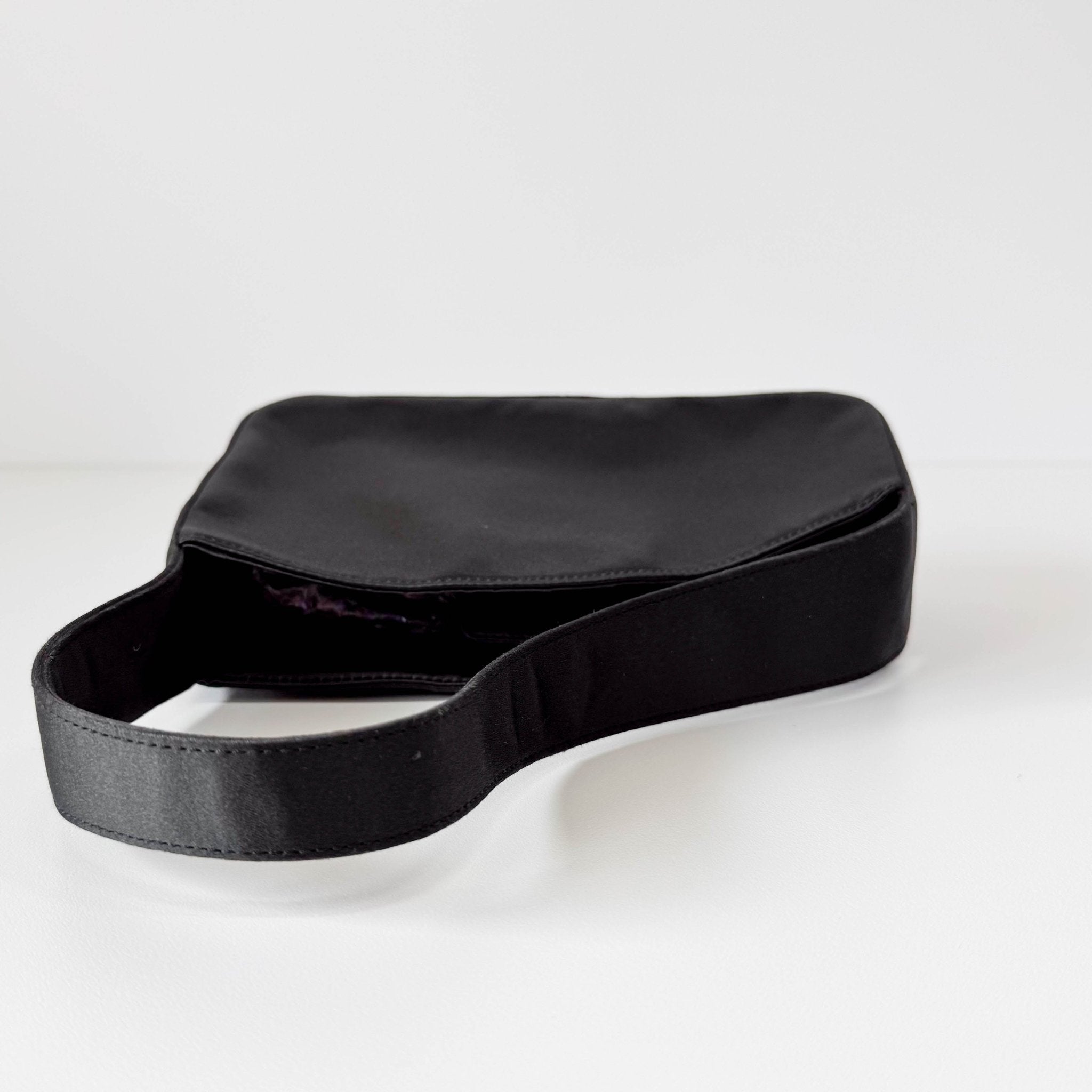 PRADA Khaki Satin Shoulder Bag, in , Sold by HIVE PRELOVED - Shoulder Bags, ,