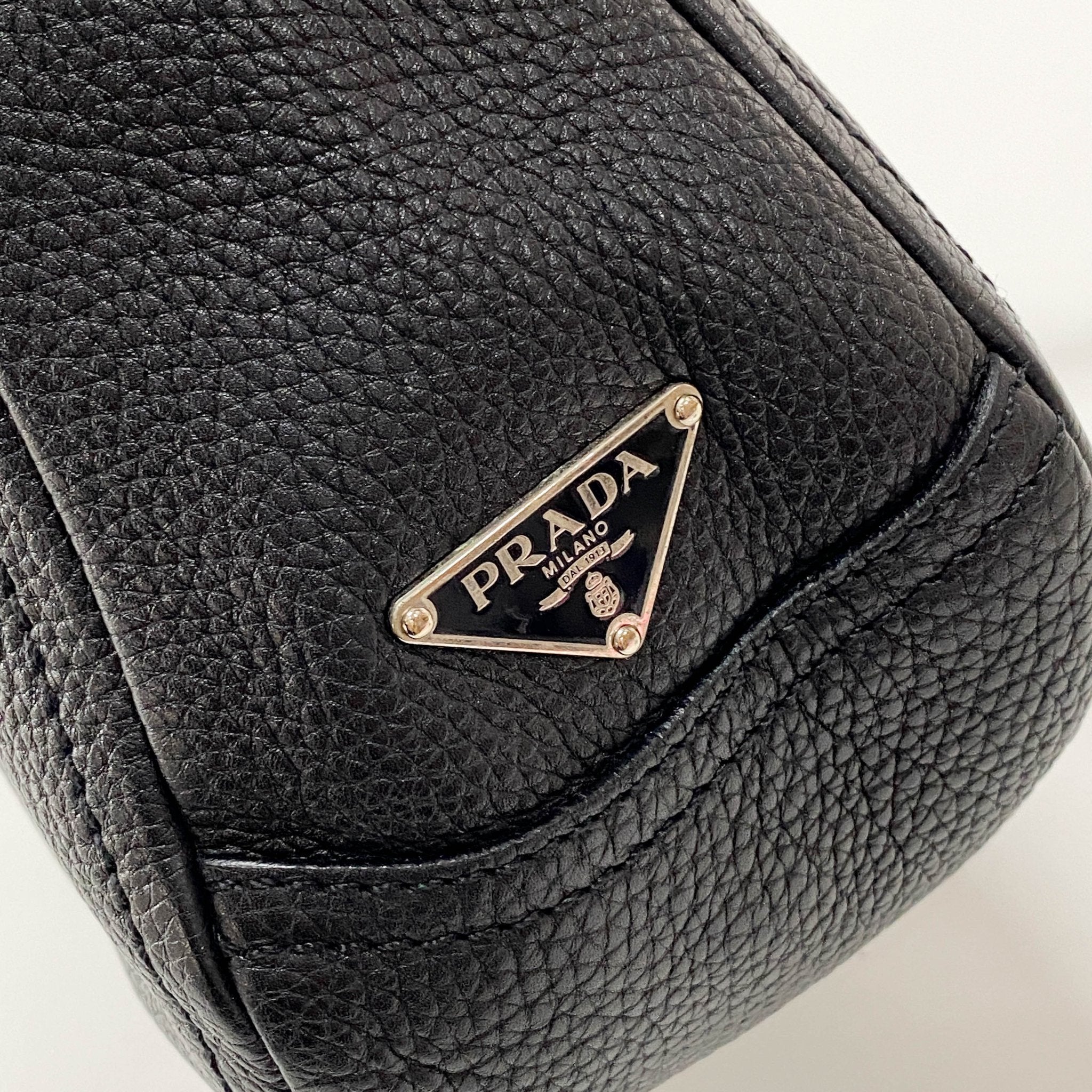 PRADA Leather Black Hobo Shoulder Bag, in , Sold by HIVE PRELOVED - Shoulder Bags, ,