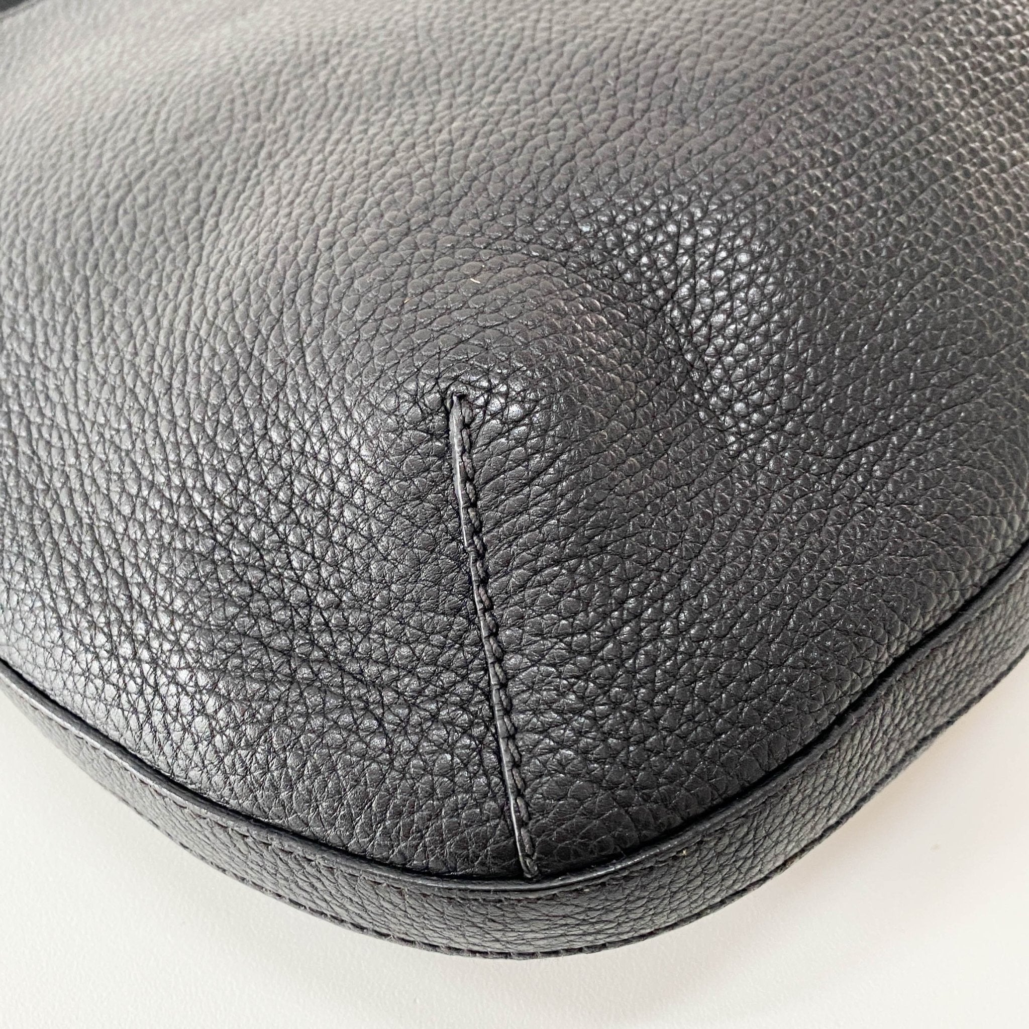 PRADA Leather Black Hobo Shoulder Bag, in , Sold by HIVE PRELOVED - Shoulder Bags, ,