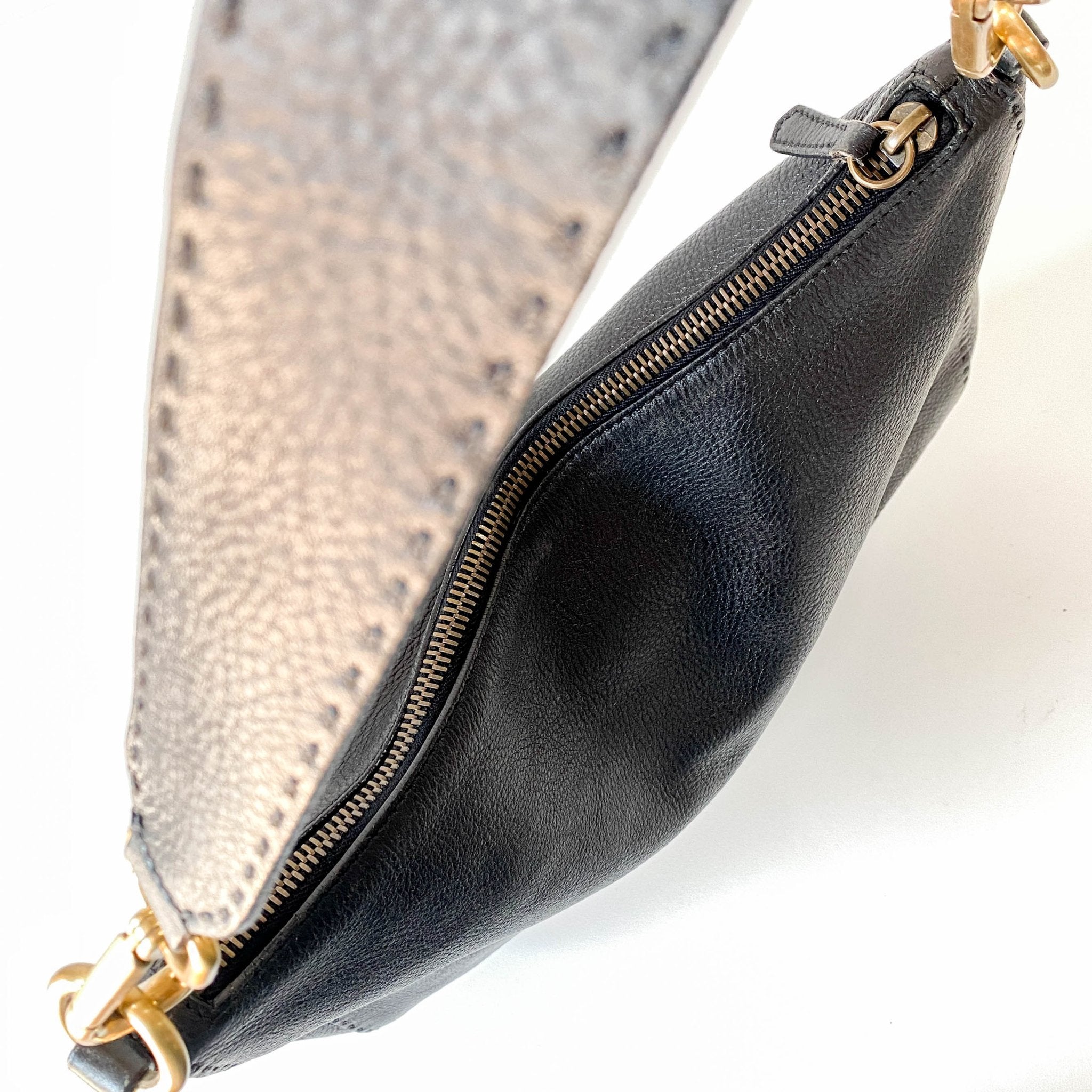 PRADA Leather Black Hobo Shoulder Bag, in , Sold by HIVE PRELOVED - Shoulder Bags, ,