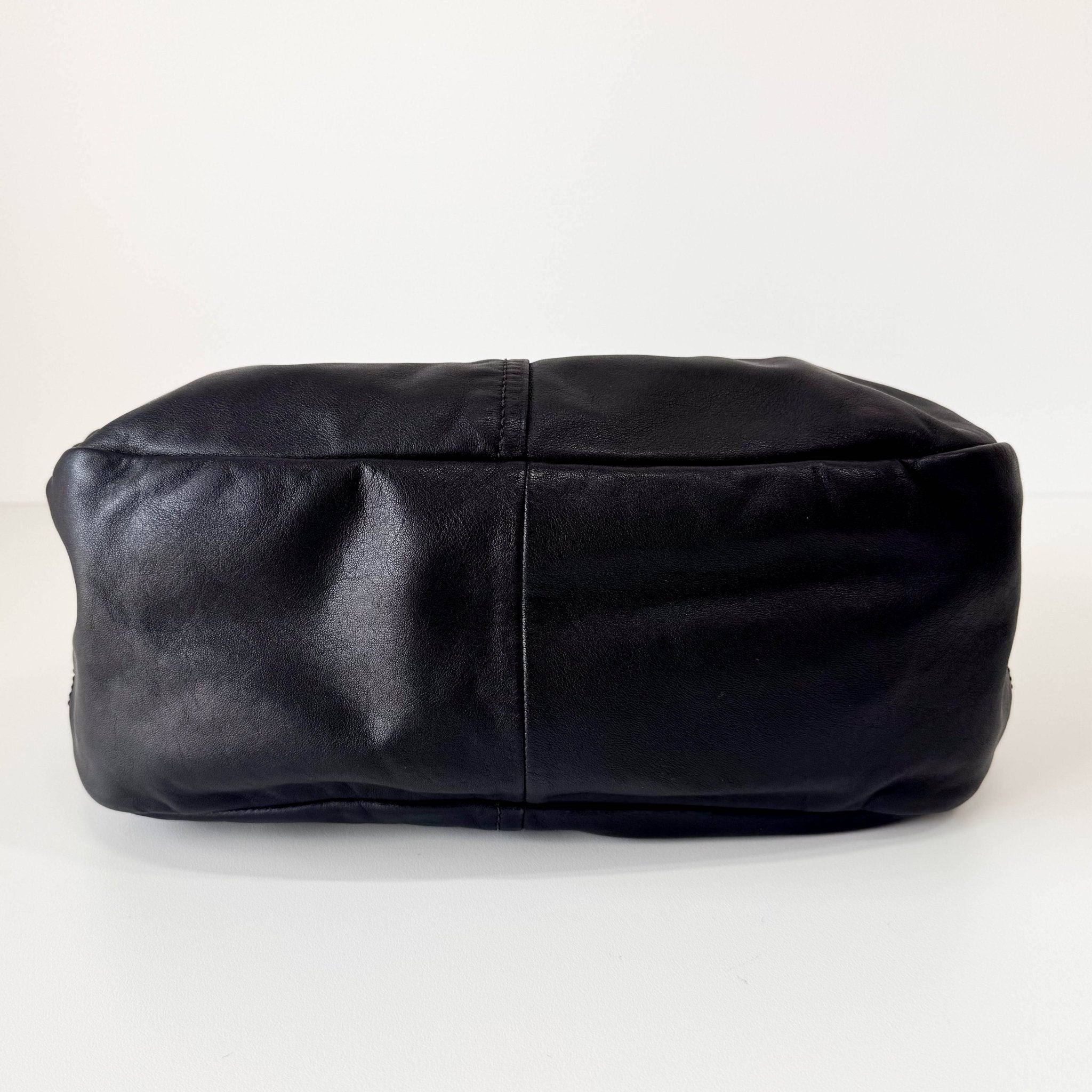 PRADA Leather Black Hobo Shoulder Bag, in , Sold by HIVE PRELOVED - Shoulder Bags, ,