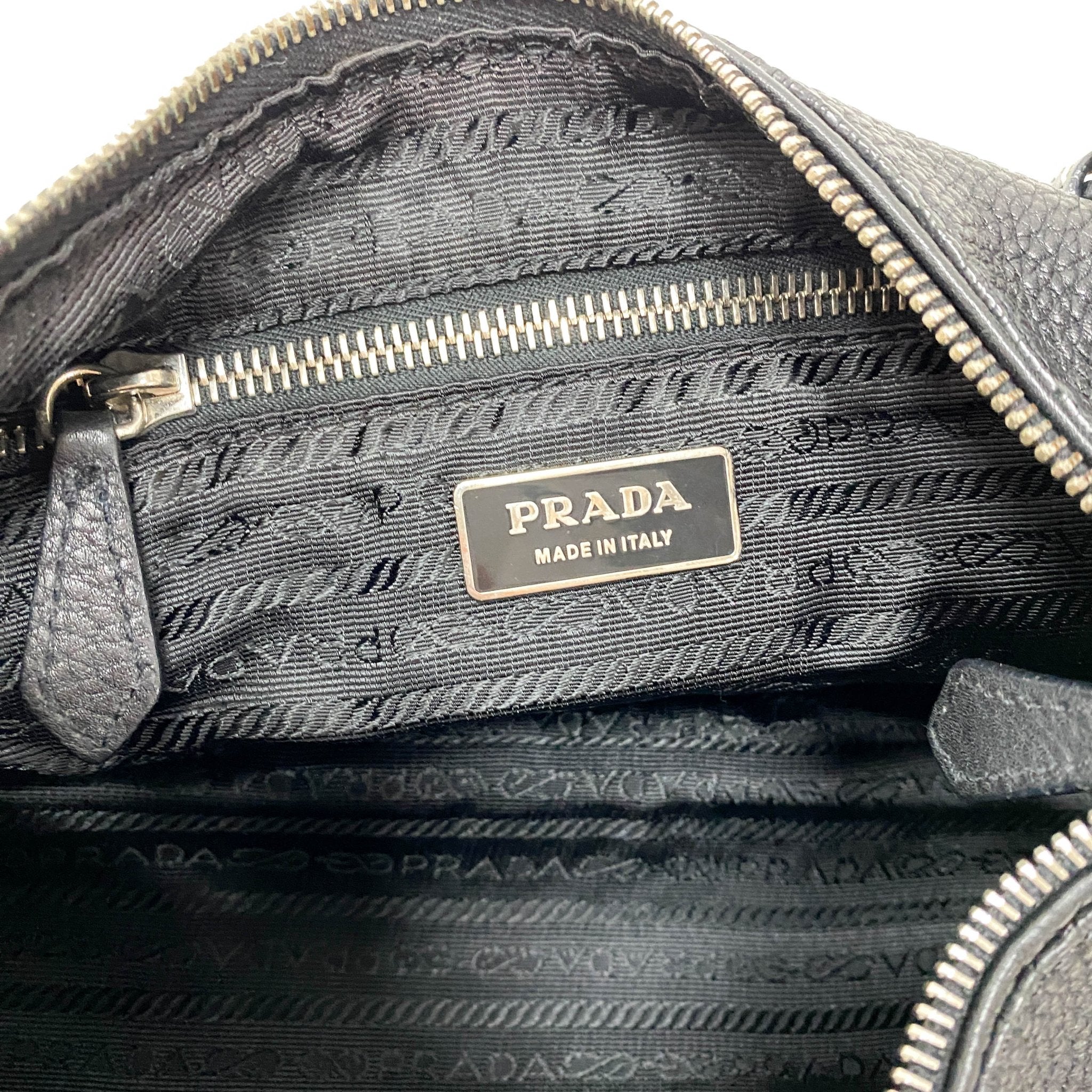 PRADA Leather Black Hobo Shoulder Bag, in , Sold by HIVE PRELOVED - Shoulder Bags, ,